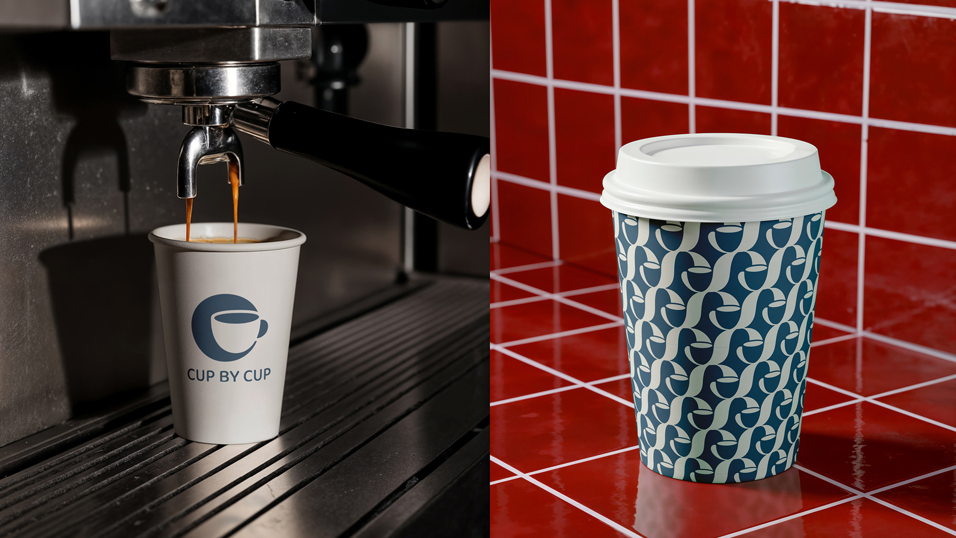 Брендинг кофейни Cup by cup — Изображение №3 — Брендинг, Графика на Dprofile