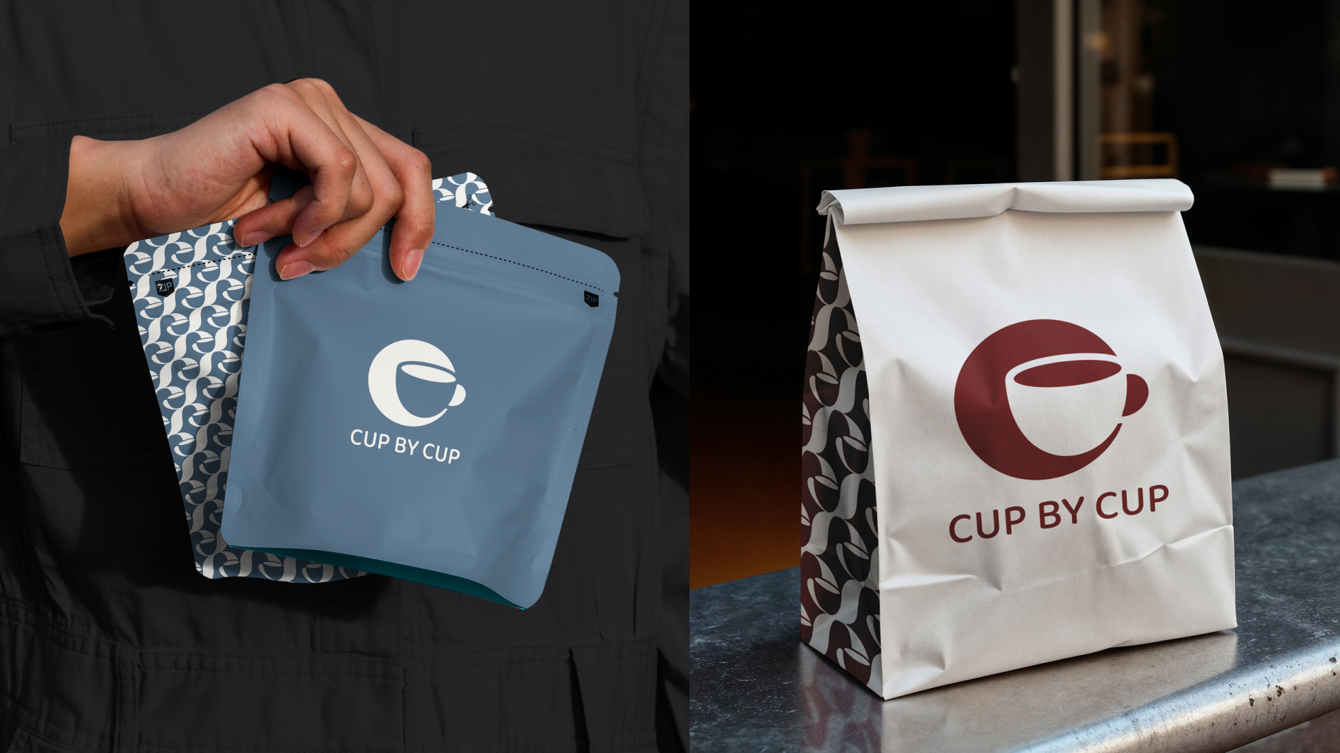 Брендинг кофейни Cup by cup — Изображение №13 — Брендинг, Графика на Dprofile