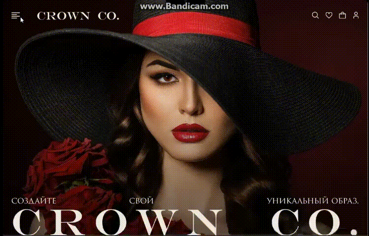 CROWN CO. | E-commerce Website Design Concept — Изображение №4 — Интерфейсы на Dprofile