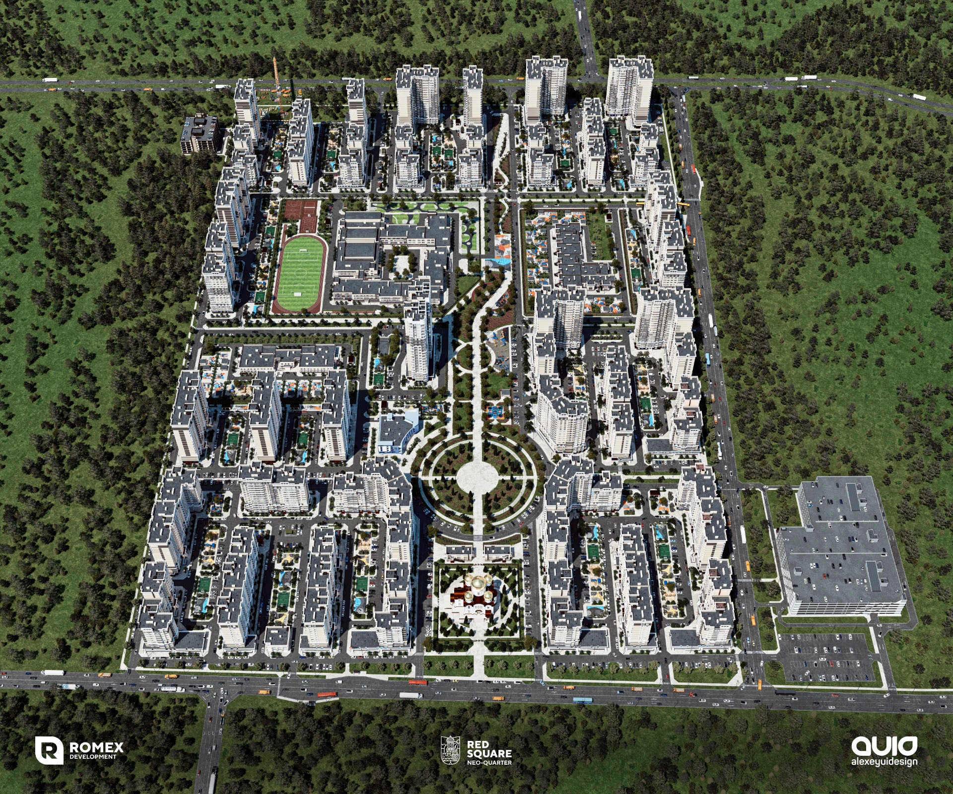 Жилой комплекс Красная площадь — Изображение №43 — Графика, 3D на Dprofile