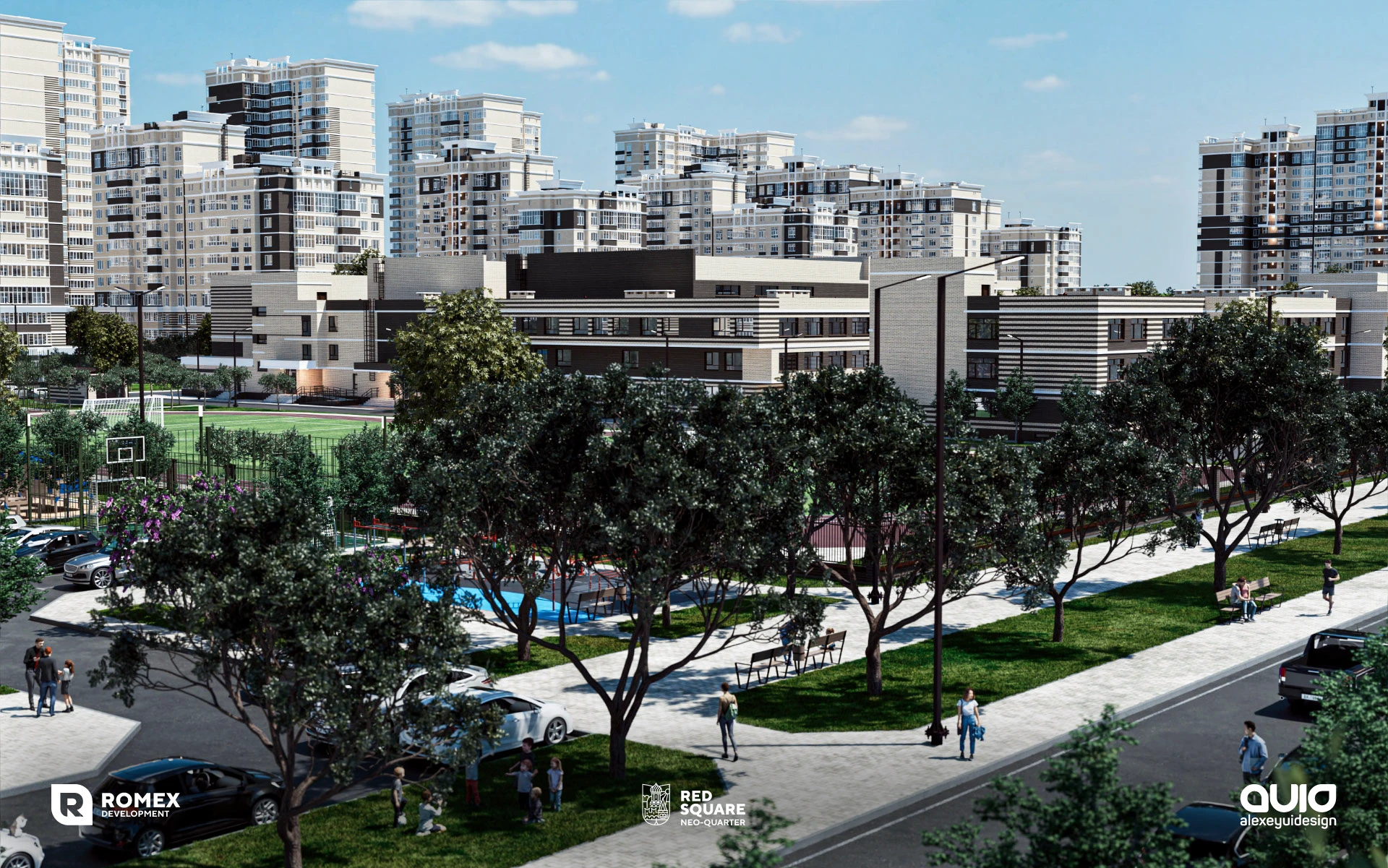 Жилой комплекс Красная площадь — Изображение №5 — Графика, 3D на Dprofile