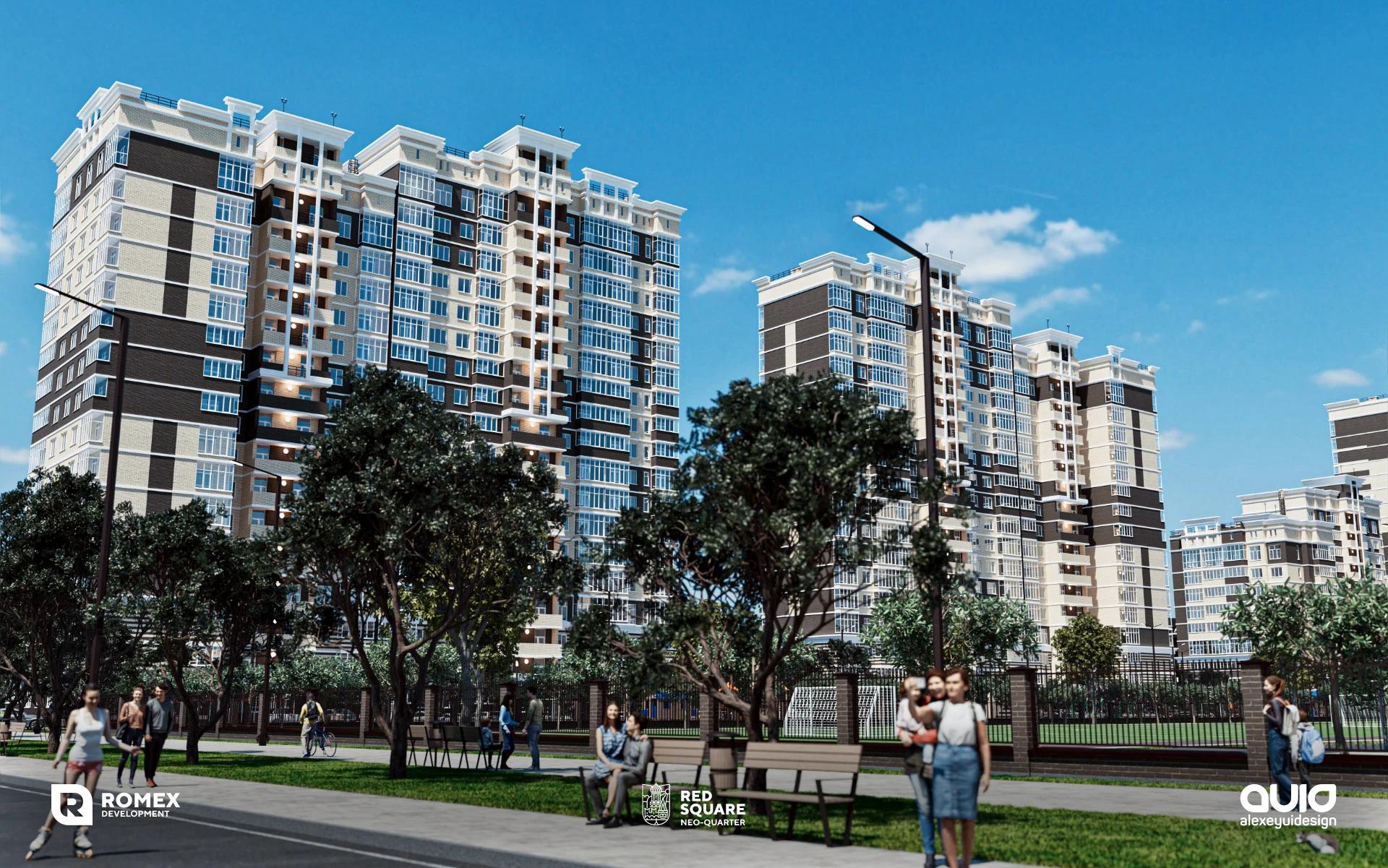 Жилой комплекс Красная площадь — Изображение №6 — Графика, 3D на Dprofile