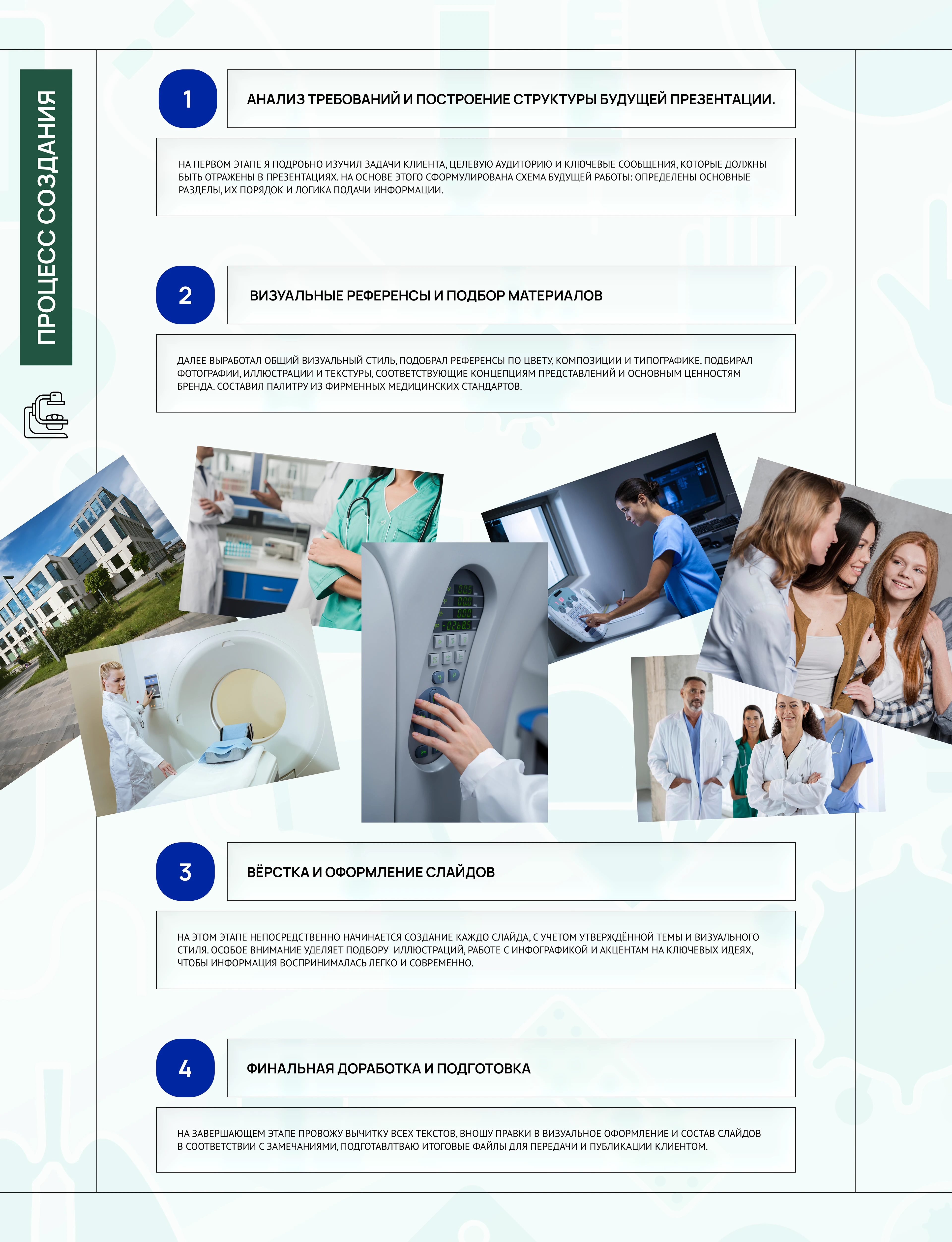 Презентация для медицинского центра «Ваше здоровье» — Изображение №3 — Брендинг, Графика на Dprofile