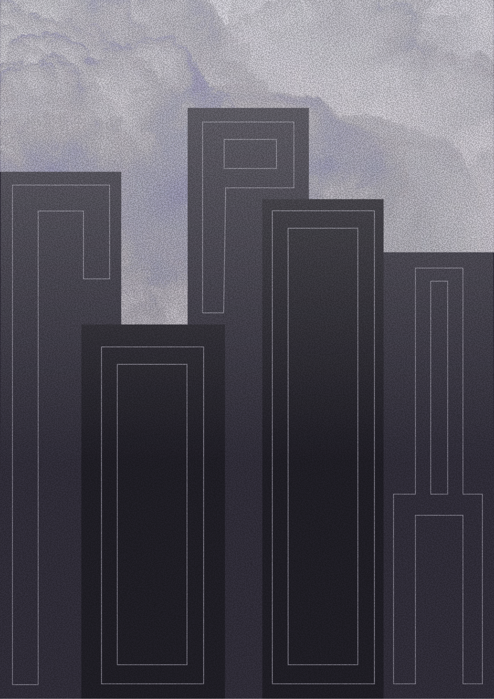 Серия плакатов "Город" — Изображение №2 — Иллюстрация, Графика на Dprofile