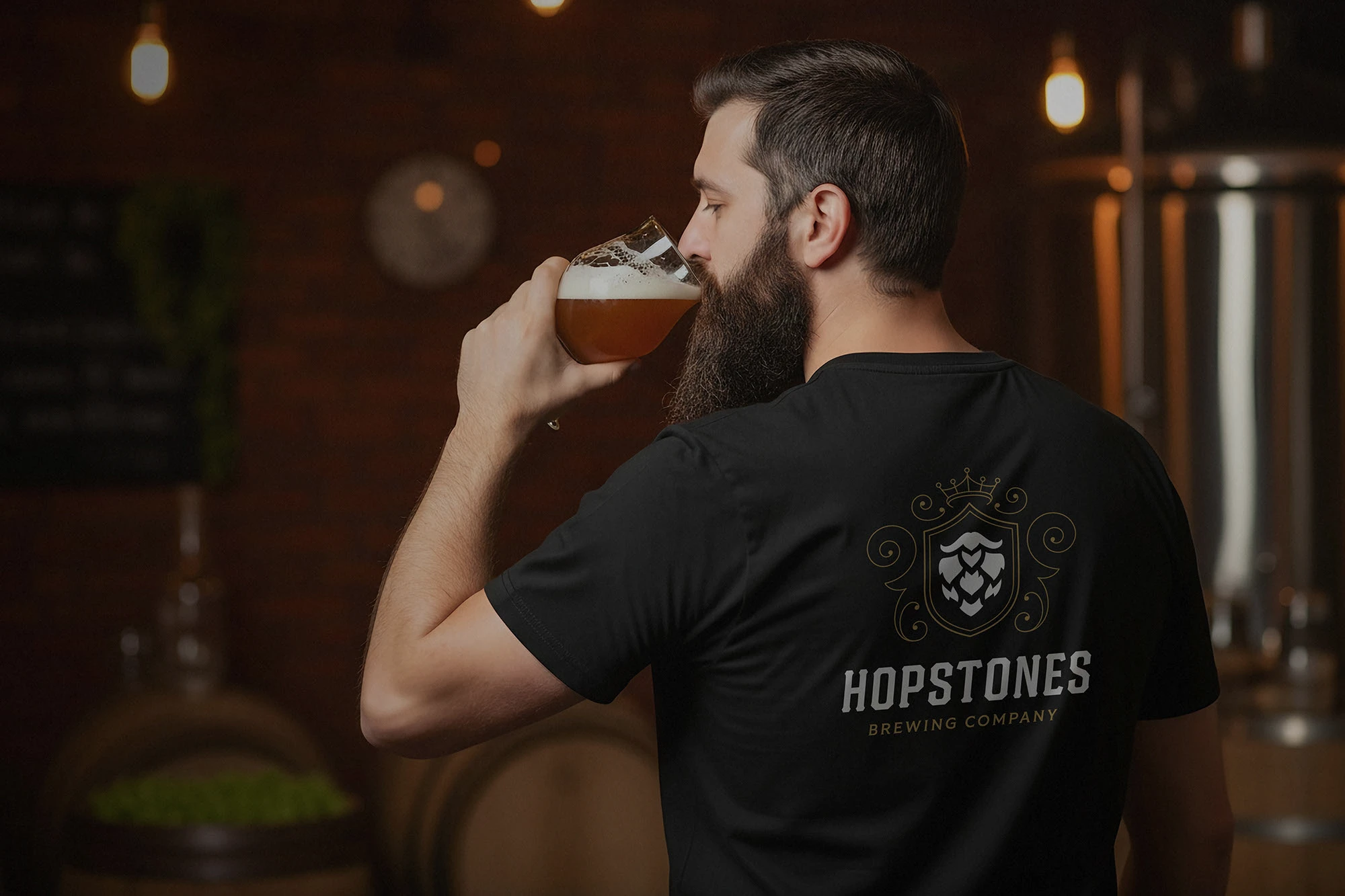 Hopstones Brewing Co — Brand Identity — Изображение №15 — Брендинг на Dprofile