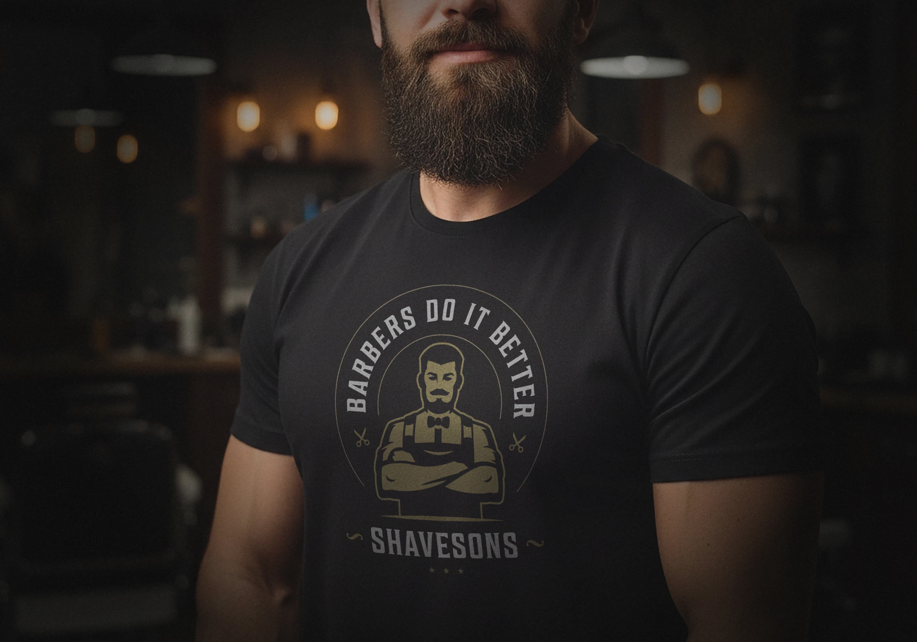 Shavesons Barbershop — Brand Identity — Изображение №9 — Брендинг на Dprofile
