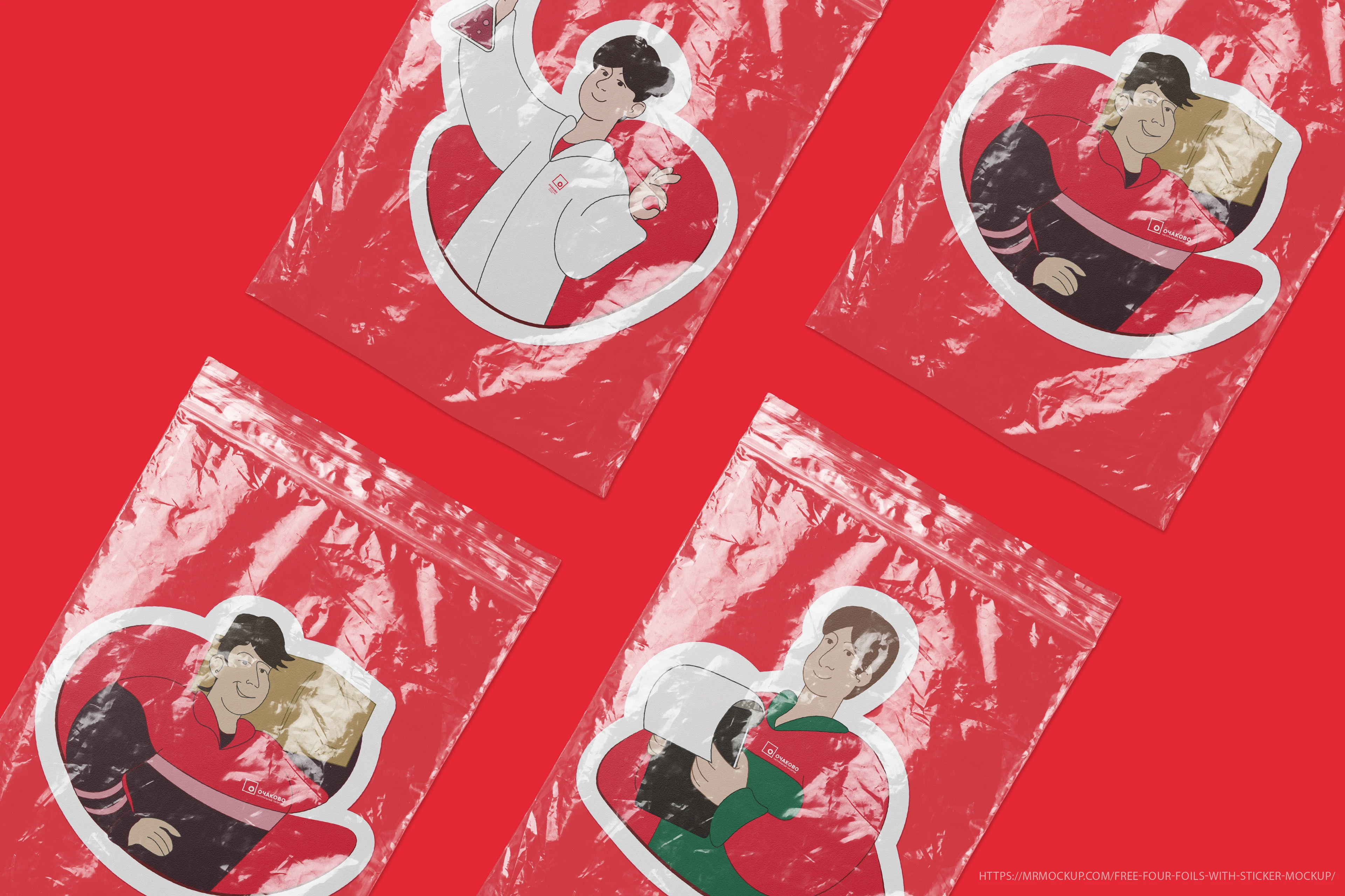 Стикеры и открытки для ОЧАКОВО — Изображение №6 — Брендинг, Иллюстрация на Dprofile