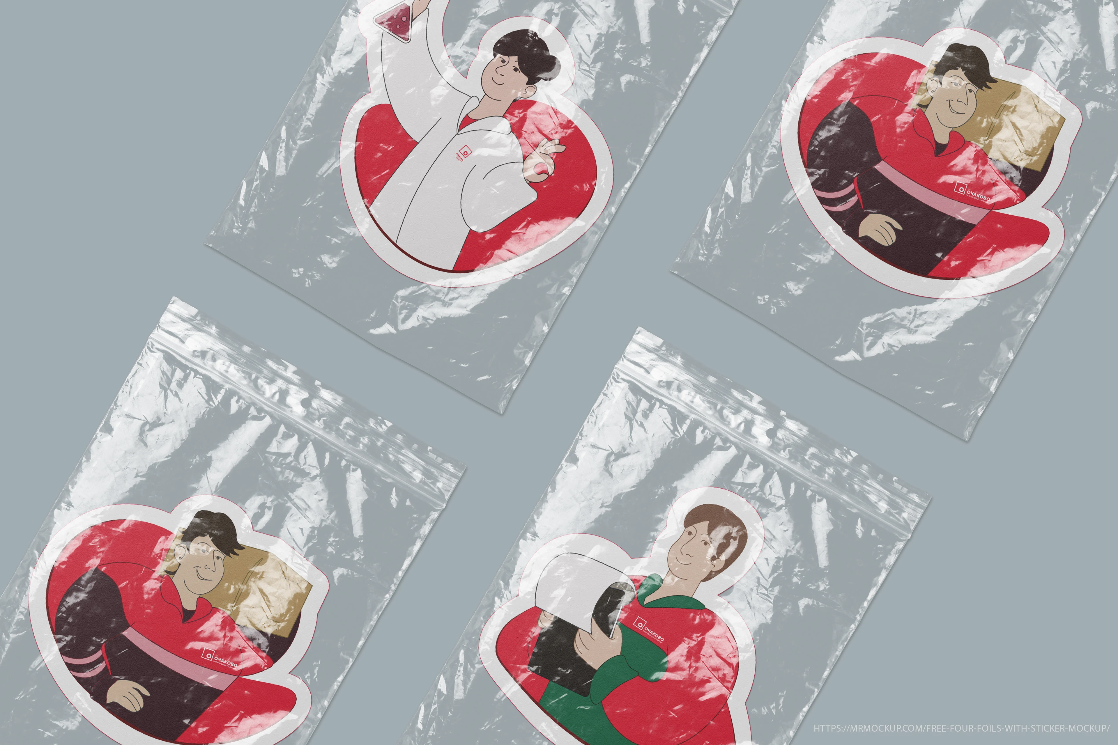 Стикеры и открытки для ОЧАКОВО — Изображение №9 — Брендинг, Иллюстрация на Dprofile