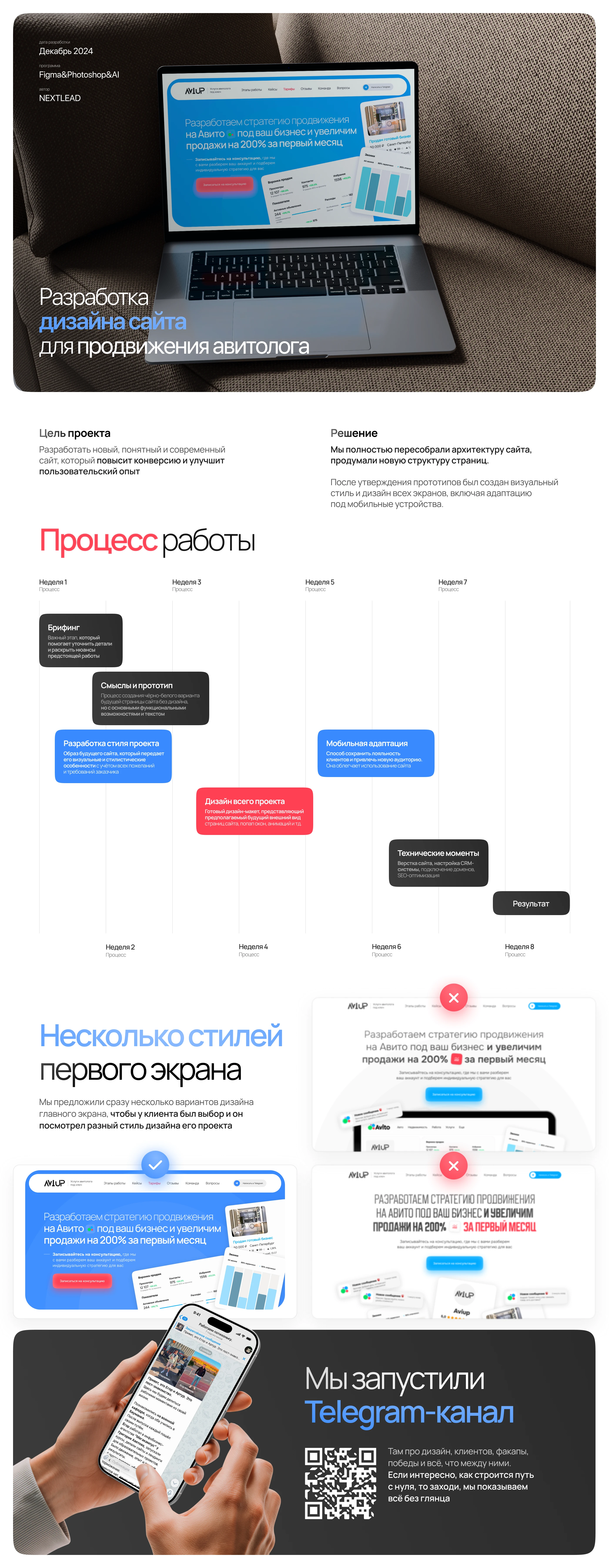 Разработка дизайна сайта для продвижения авитолога — Изображение №1 — Интерфейсы, Маркетинг на Dprofile