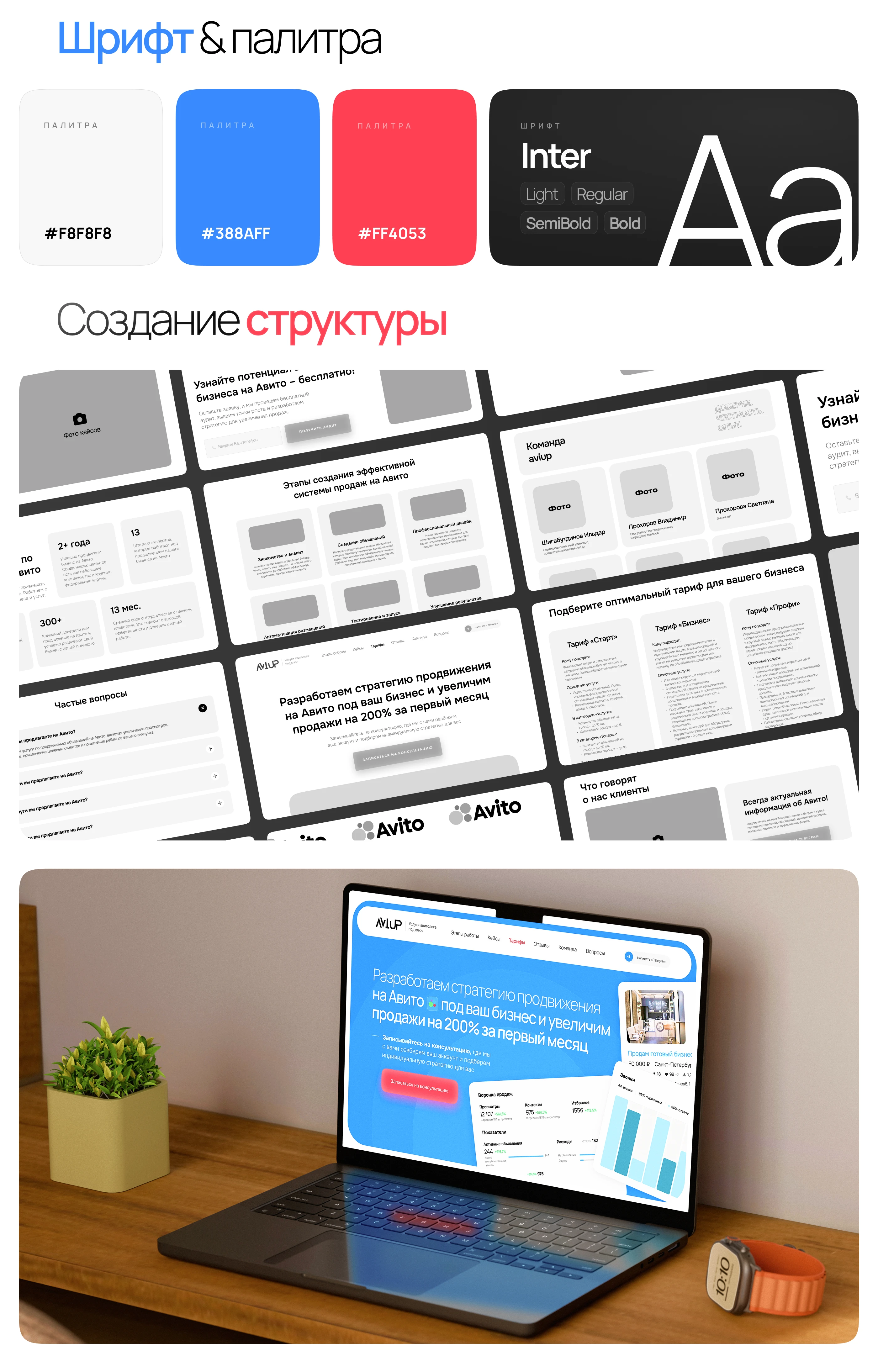 Разработка дизайна сайта для продвижения авитолога — Изображение №2 — Интерфейсы, Маркетинг на Dprofile