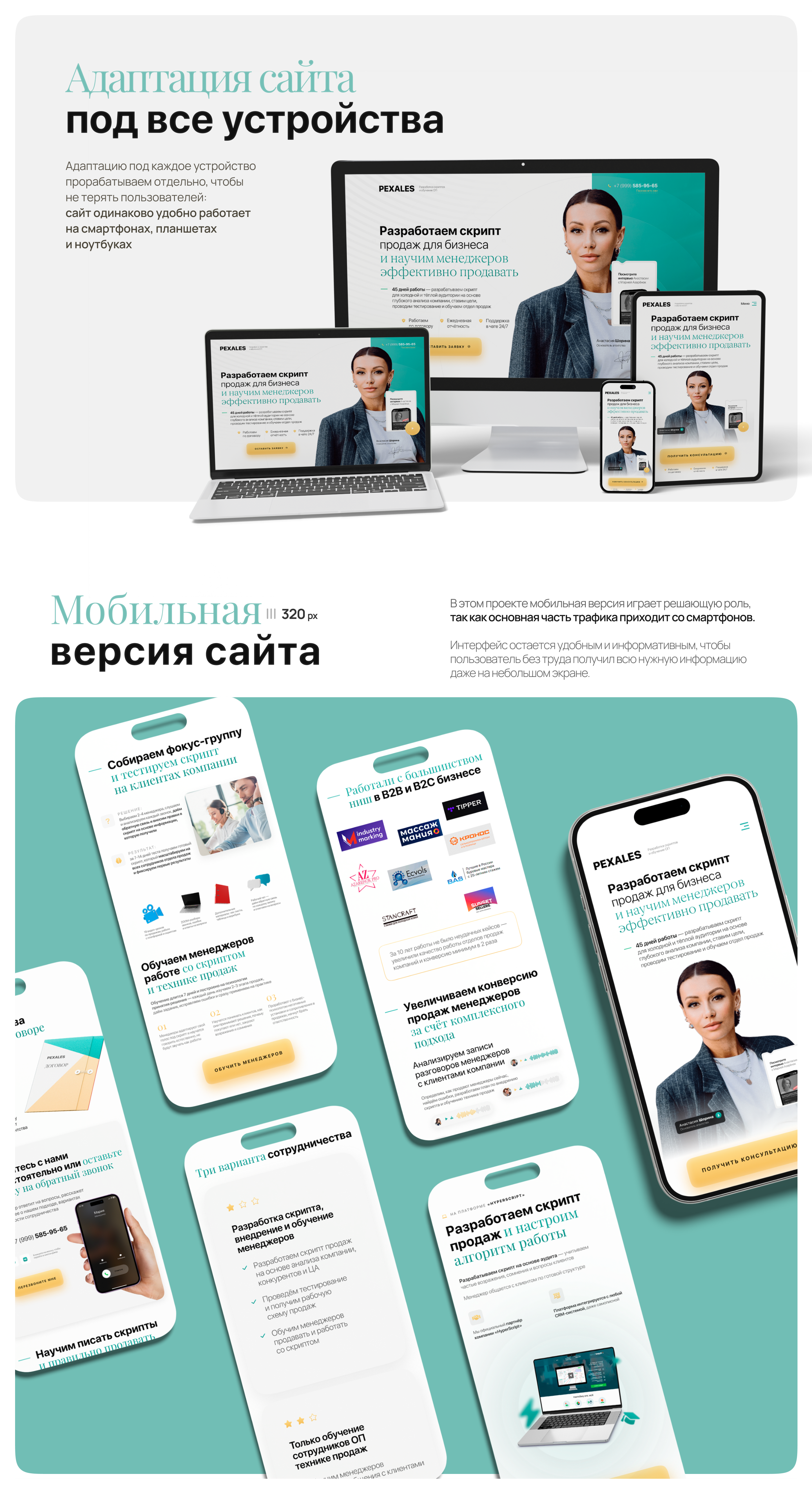 Разработка сайта для продвижения услуг для бизнеса — Изображение №5 — Интерфейсы, Брендинг на Dprofile