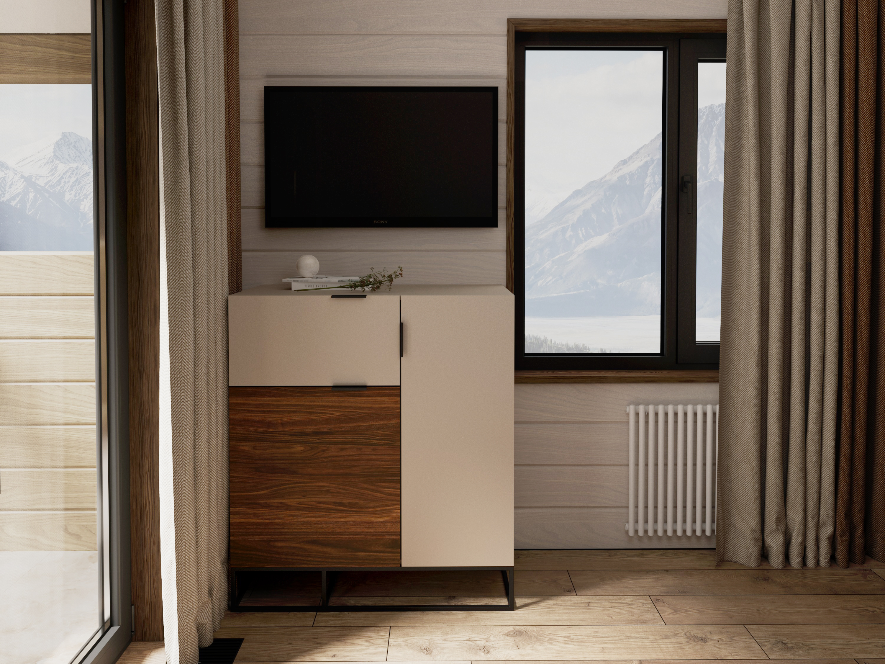 Визуализация двухэтажного коттеджа на Красной поляне, Сочи. — Изображение №2 — 3D на Dprofile