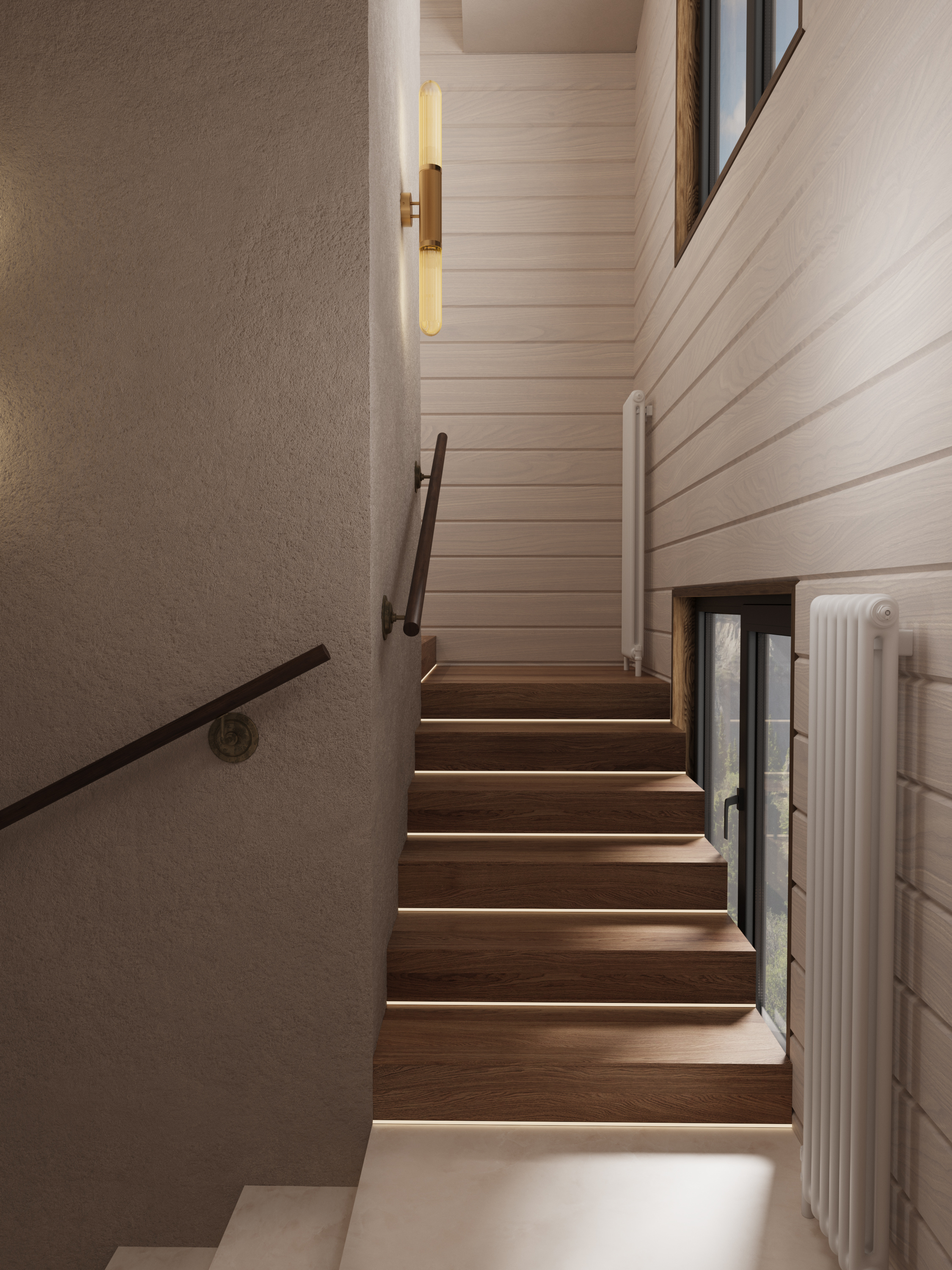 Визуализация двухэтажного коттеджа на Красной поляне, Сочи. — Изображение №6 — 3D на Dprofile