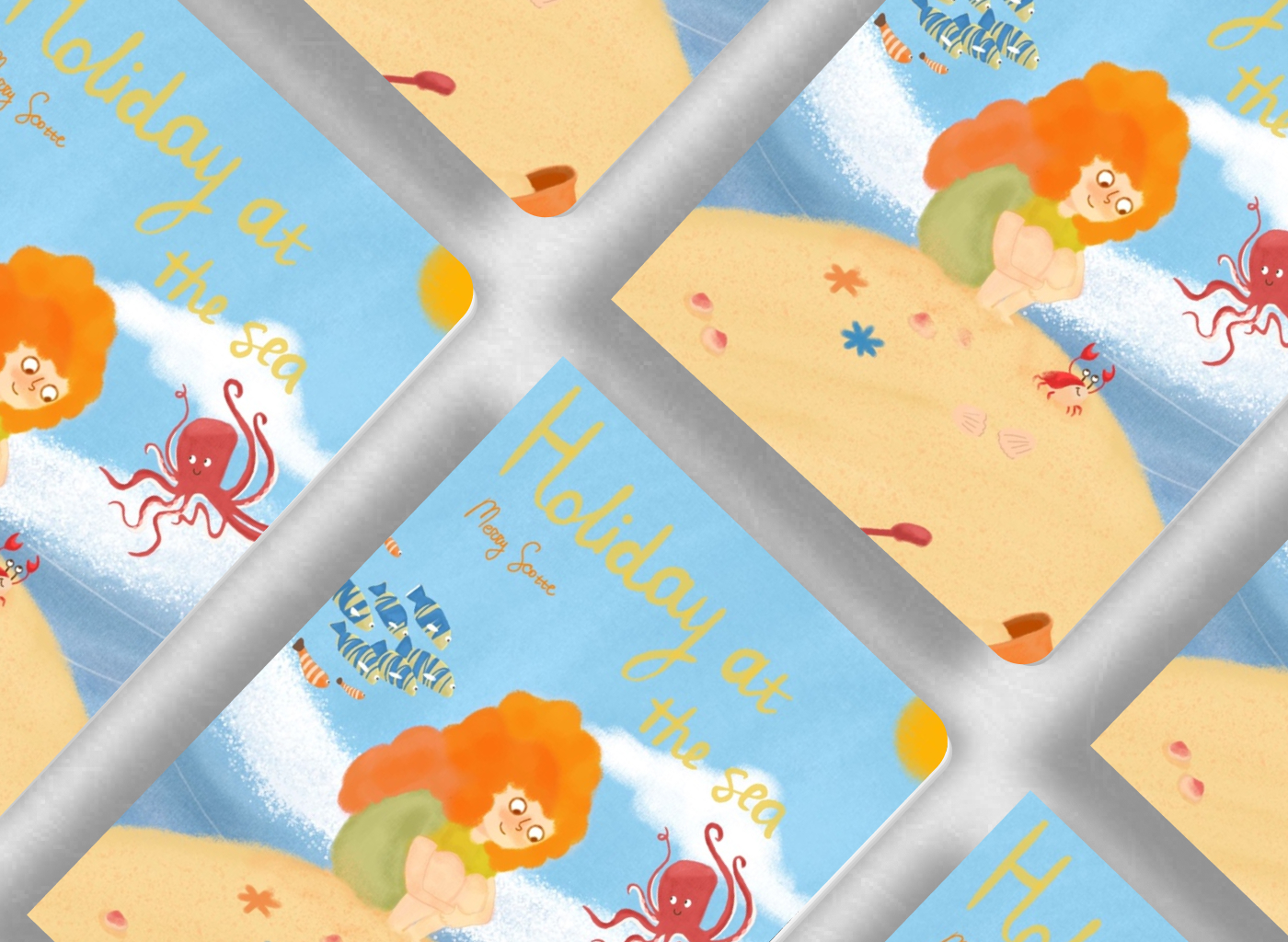 Выходные на море. Детская книга — Изображение №1 — Иллюстрация на Dprofile