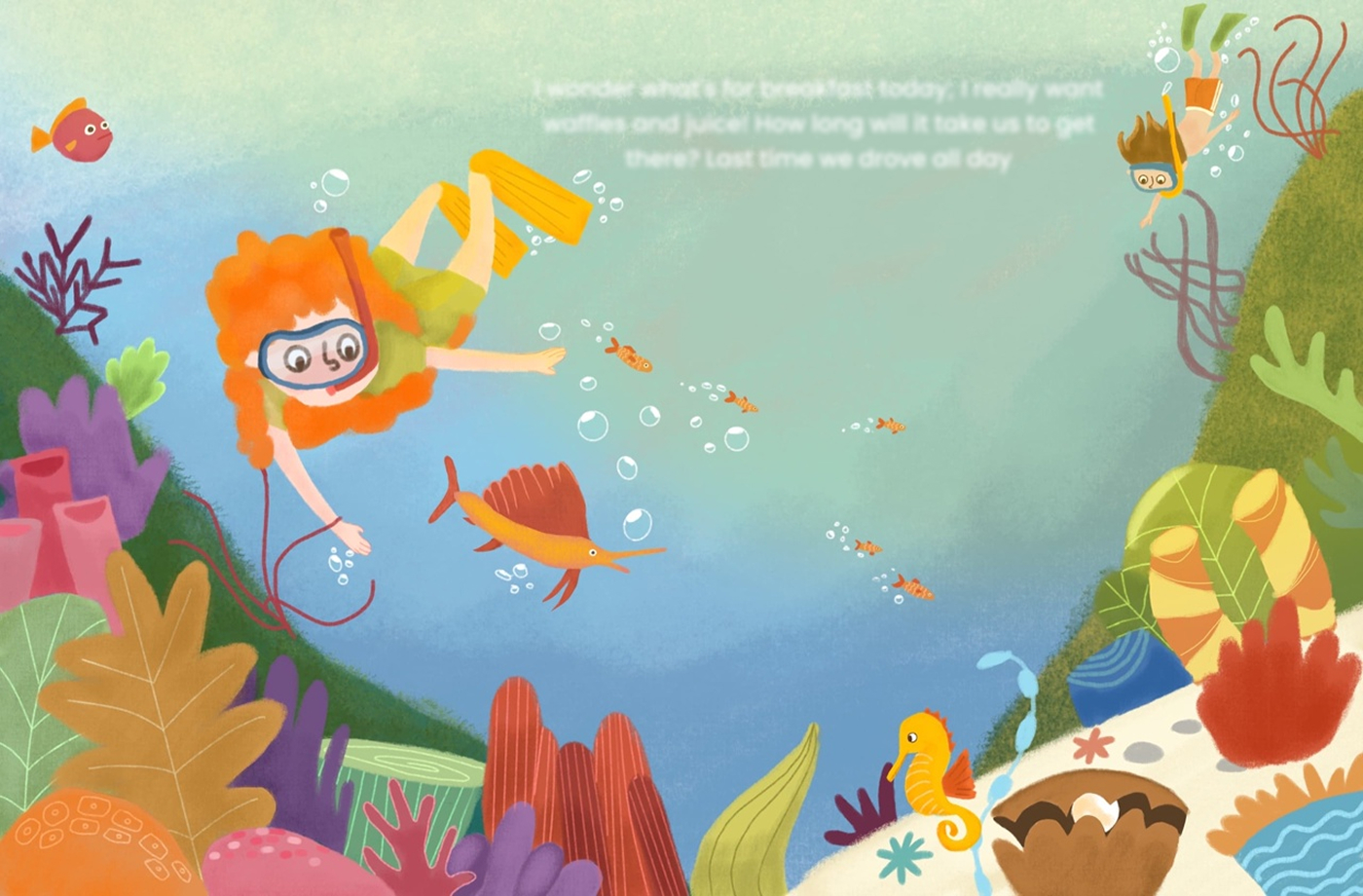 Выходные на море. Детская книга — Изображение №5 — Иллюстрация на Dprofile