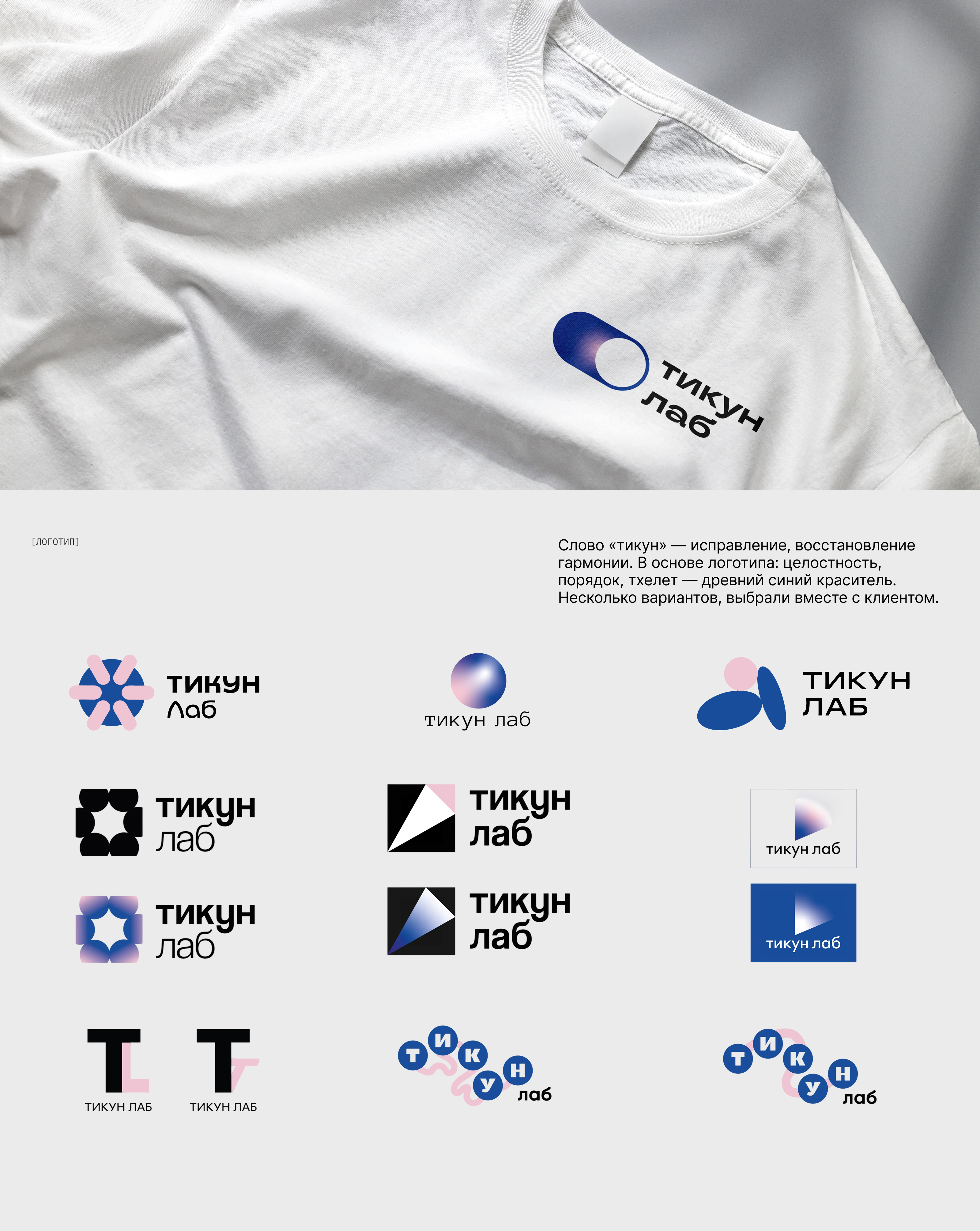 Брендинг и сайт для Тикун Лаб — Изображение №2 — Интерфейсы, Брендинг на Dprofile