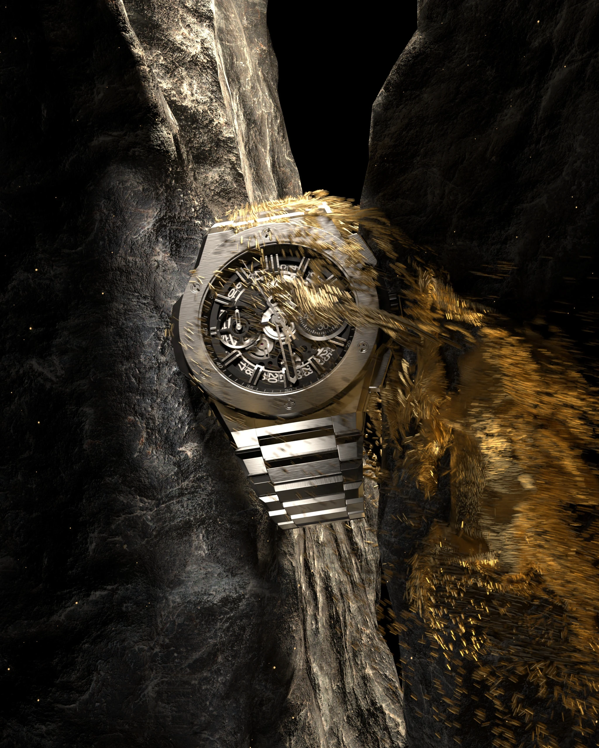 Forged in Time — Luxury Watch 3D Visualization — Изображение №1 — Иллюстрация, 3D на Dprofile