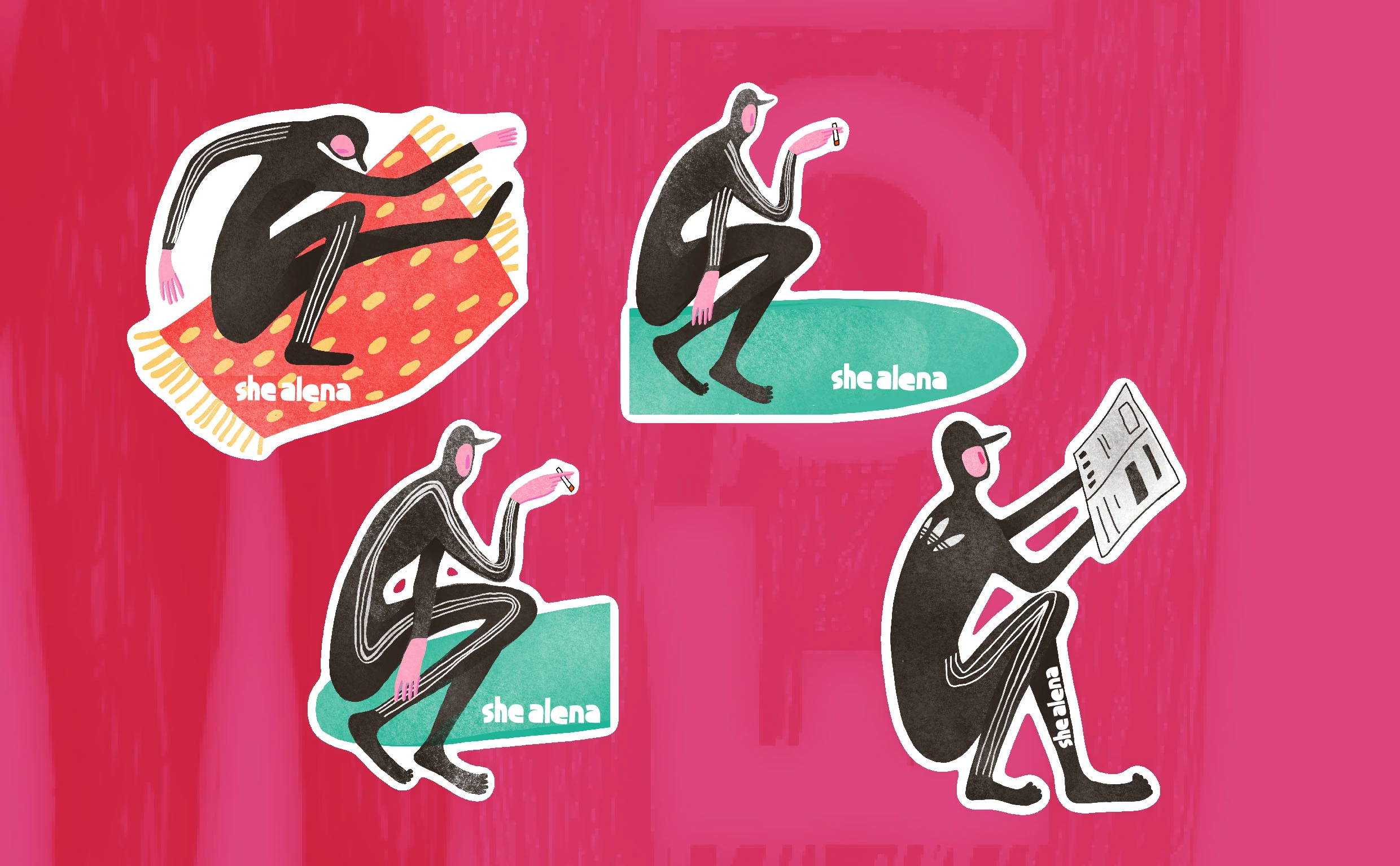 Выставка работ "Неопрен", часть1 — Изображение №16 — Брендинг, Иллюстрация на Dprofile