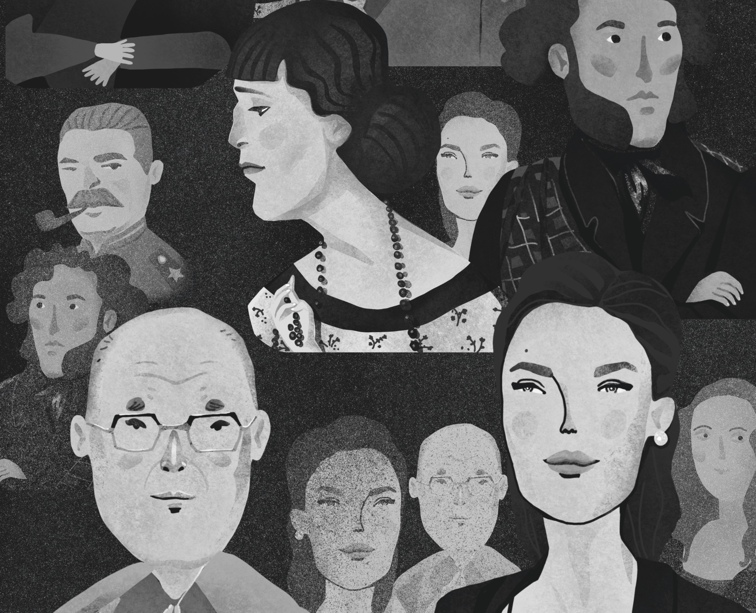 Лица — Брендинг, Иллюстрация на Dprofile