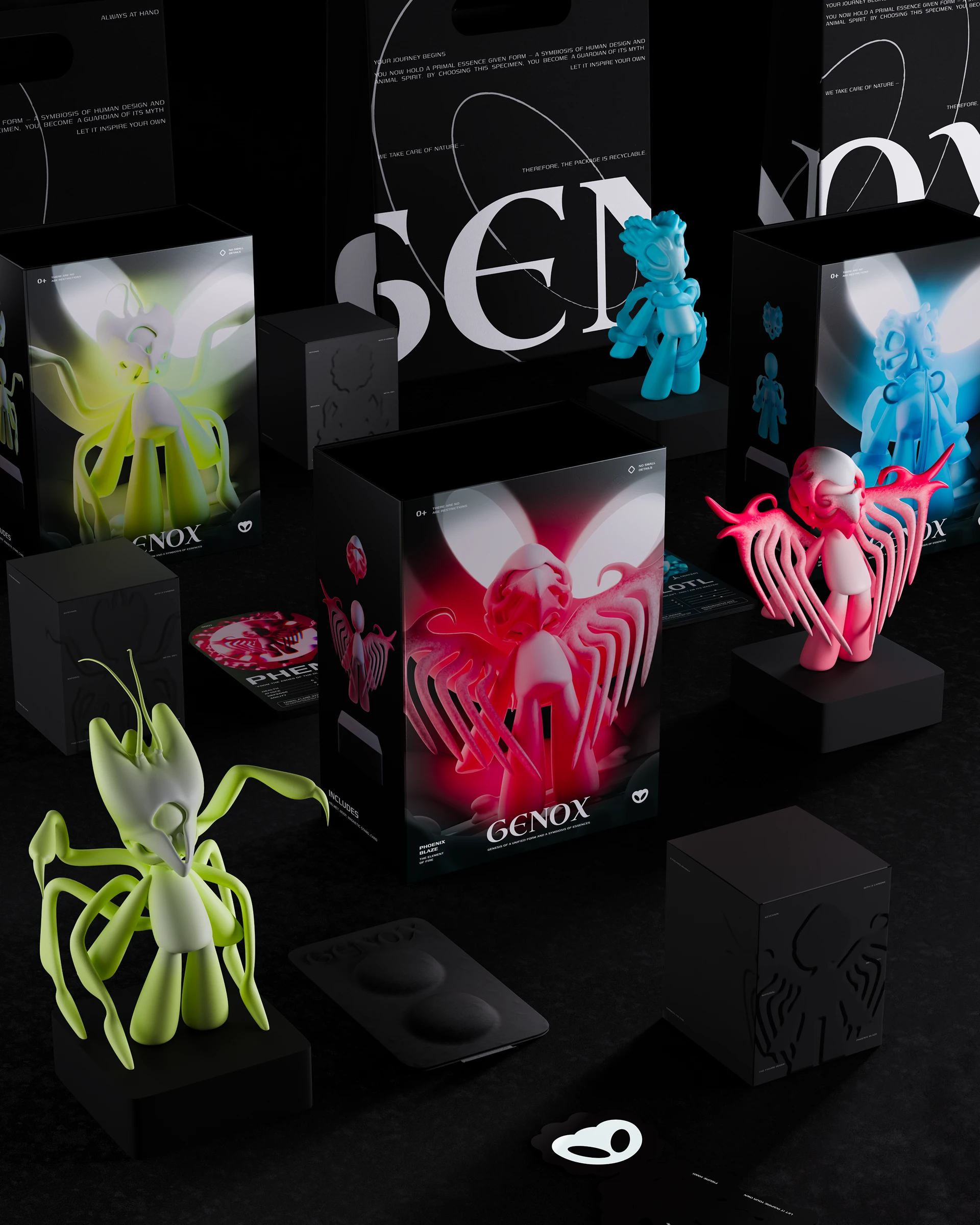 GENOX art toy — Изображение №8 — Брендинг, 3D на Dprofile