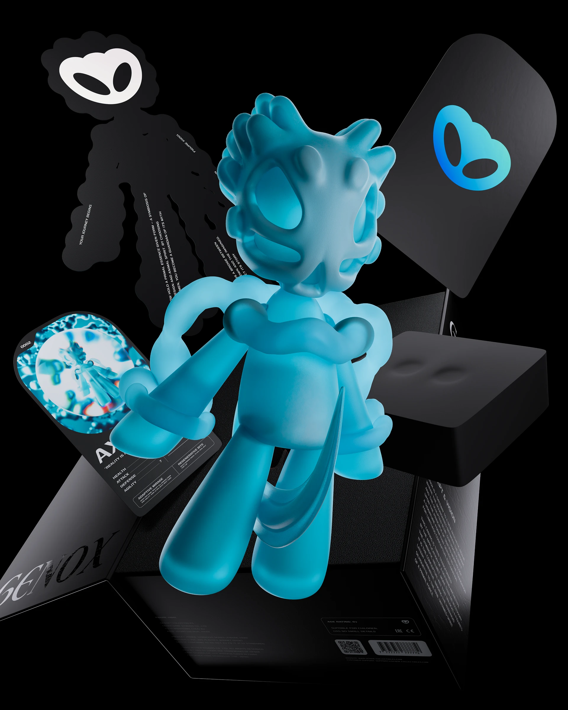 GENOX art toy — Изображение №7 — Брендинг, 3D на Dprofile