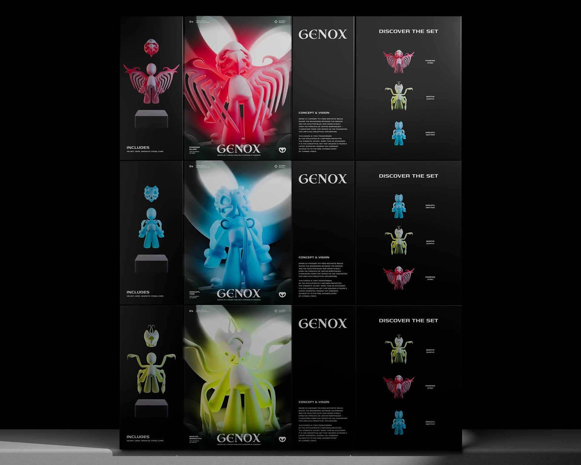 GENOX art toy — Изображение №11 — Брендинг, 3D на Dprofile