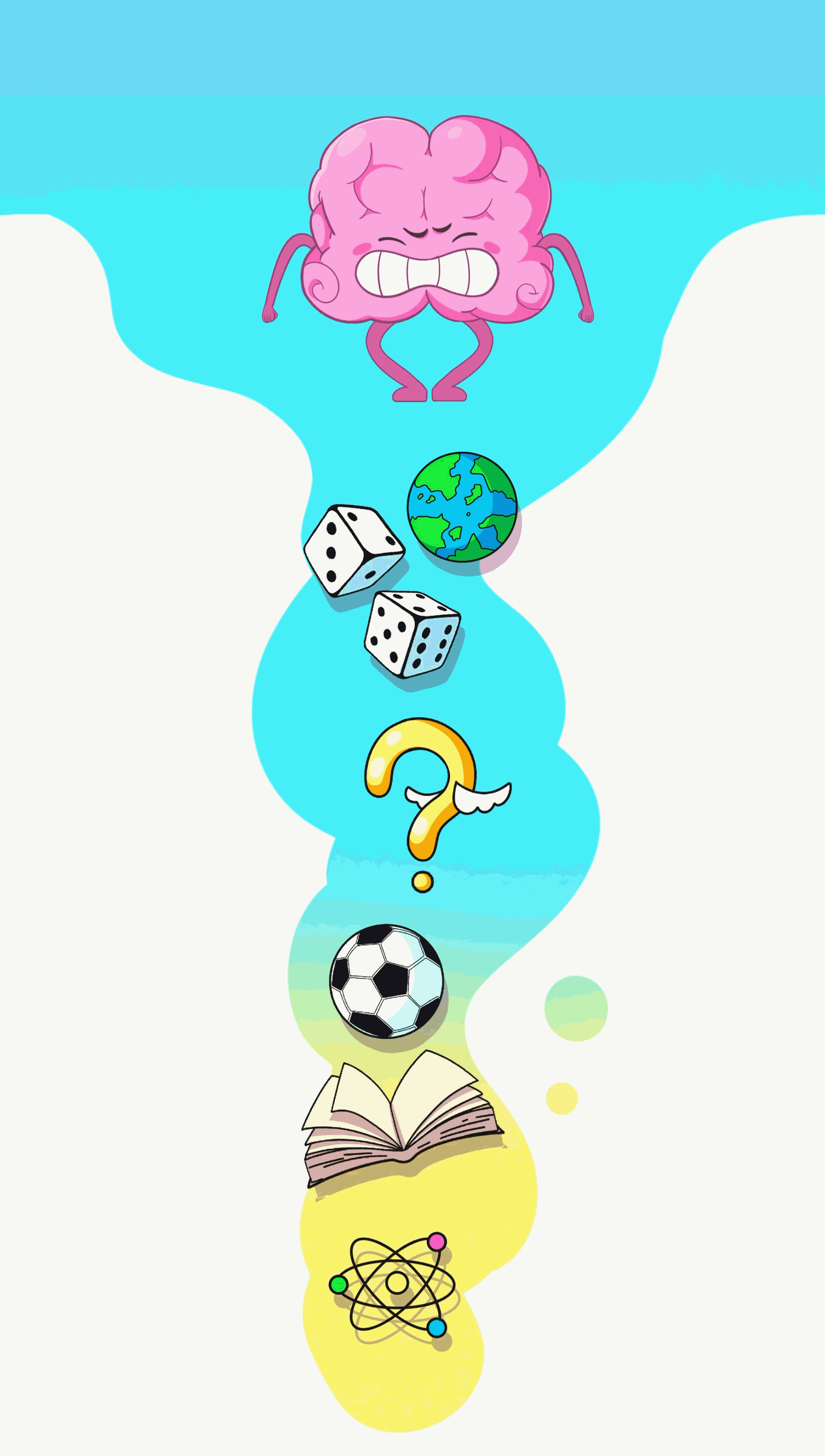 Бренд-персонаж. Мозг. Маскот для викторин — Изображение №7 — Брендинг, Иллюстрация на Dprofile