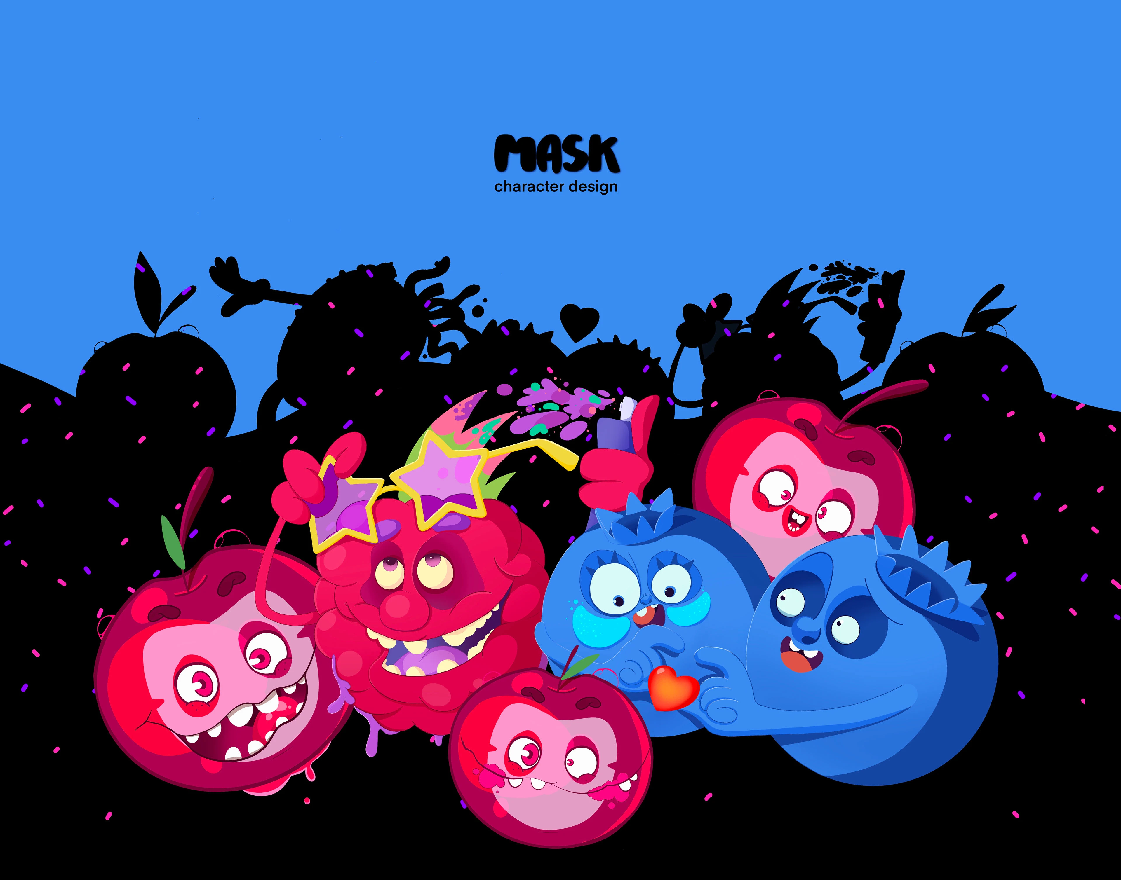 Упаковка тканевых масок. Персонажи — Изображение №1 — Брендинг, Иллюстрация на Dprofile