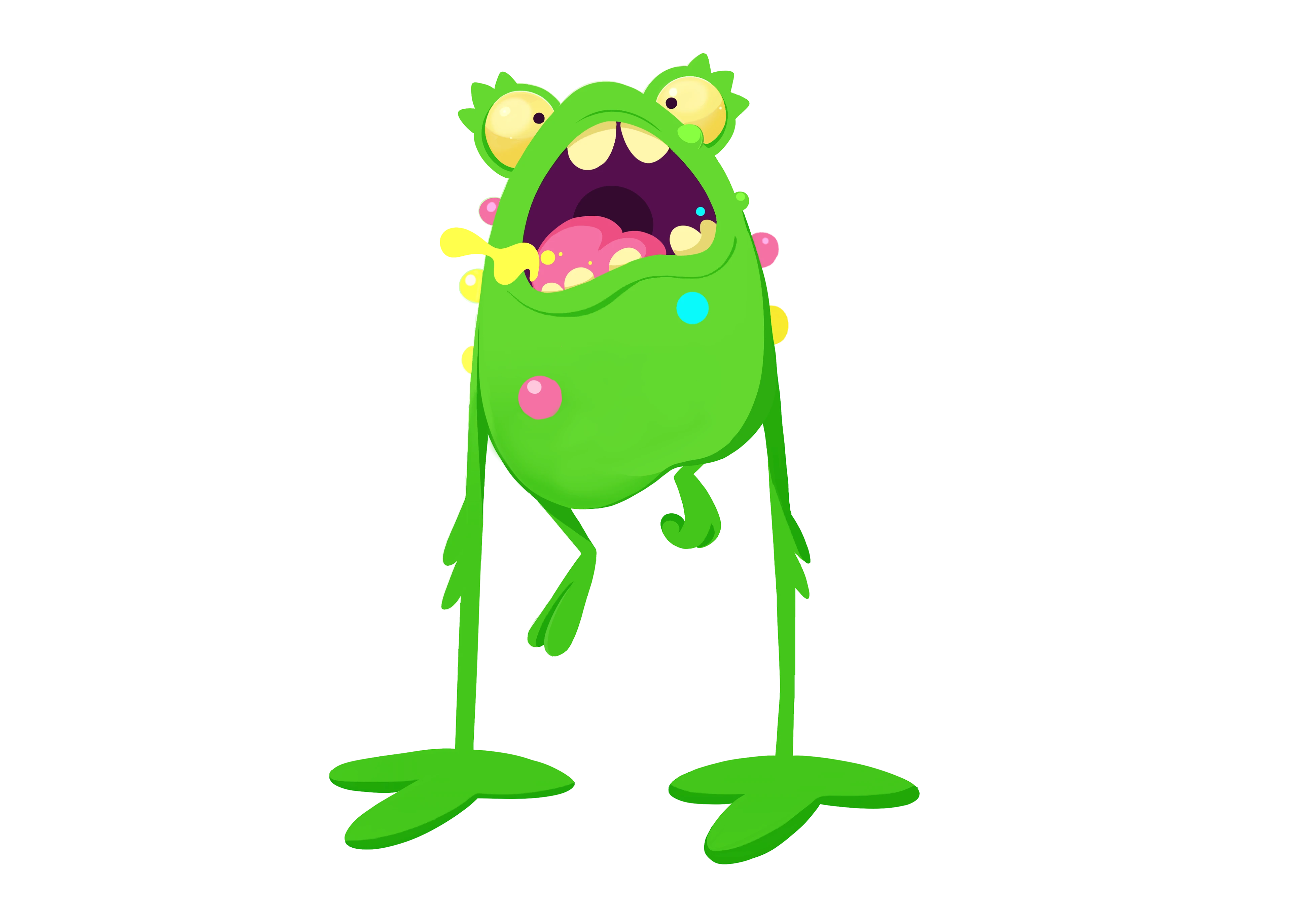 Чудная команда. Дизайн персонажей. Монстрики — Изображение №8 — Иллюстрация, Анимация на Dprofile