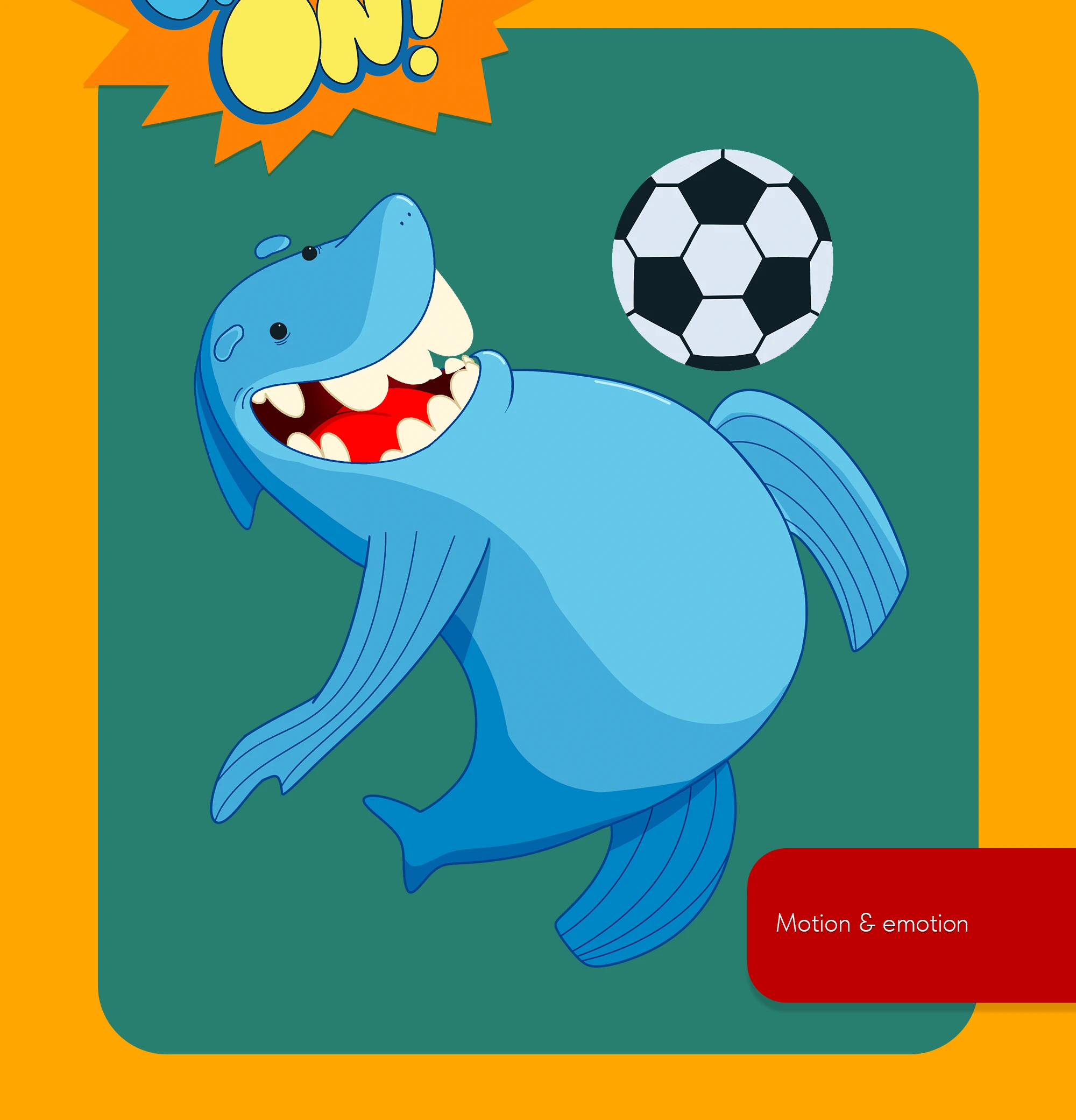 Дизайн упаковки с акулой-футболистом — Изображение №4 — Брендинг, Иллюстрация на Dprofile
