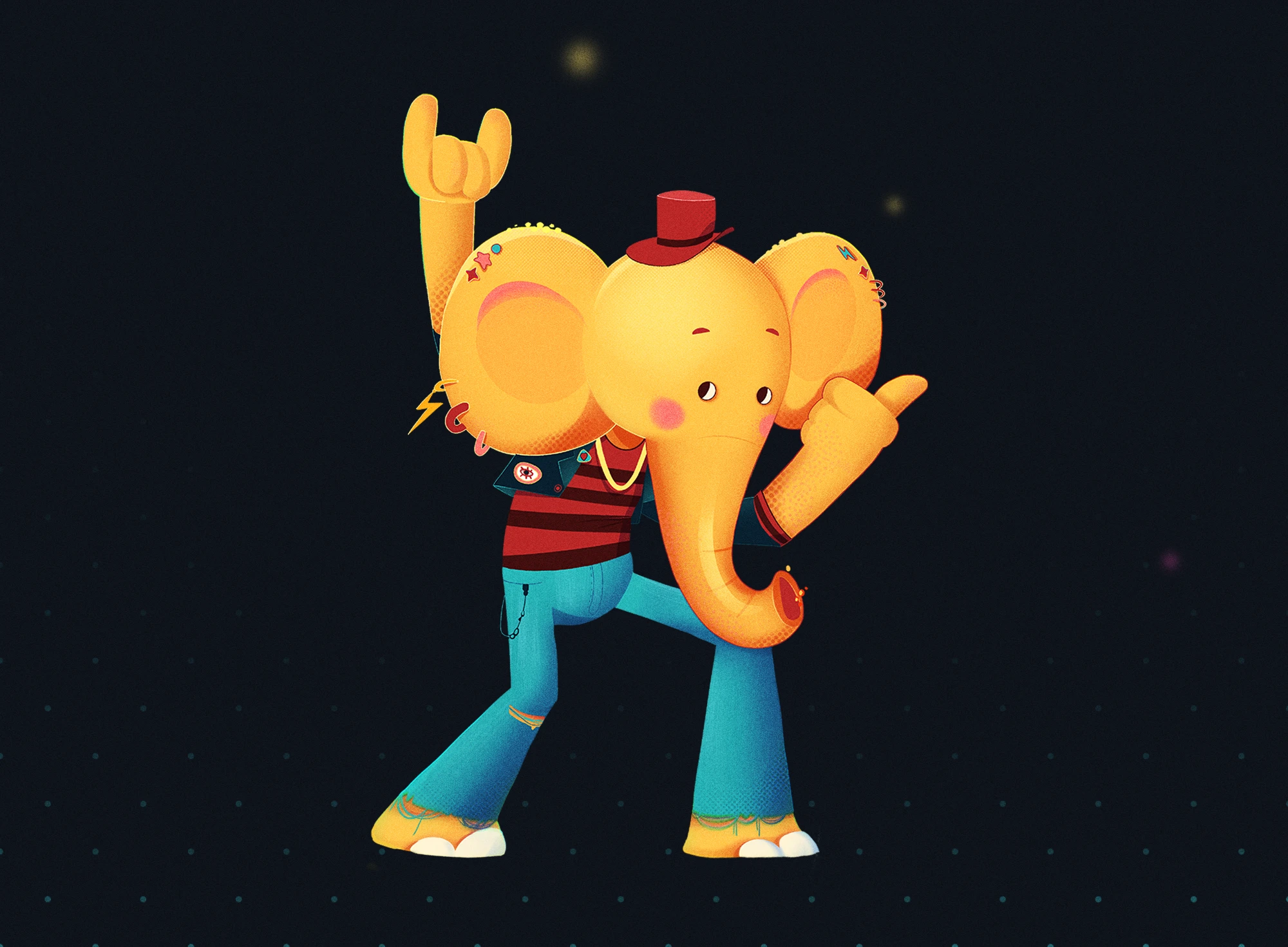 Animal Disco Party — Изображение №4 — Иллюстрация на Dprofile