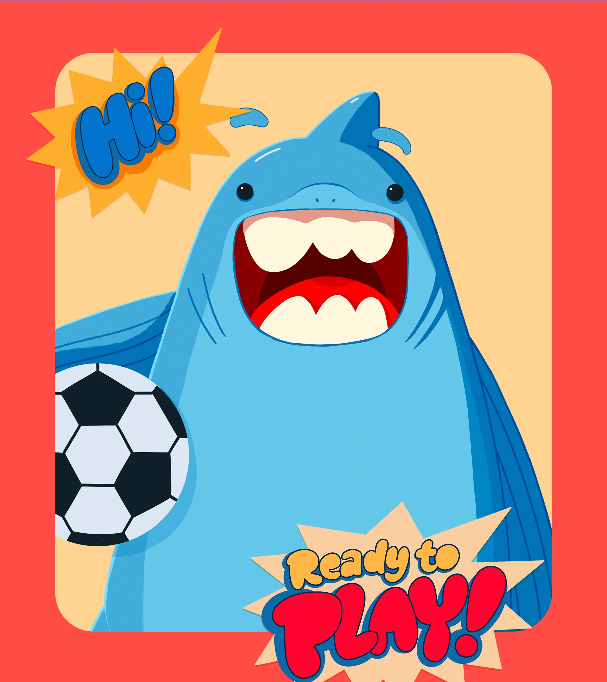 Дизайн упаковки с акулой-футболистом — Изображение №1 — Брендинг, Иллюстрация на Dprofile