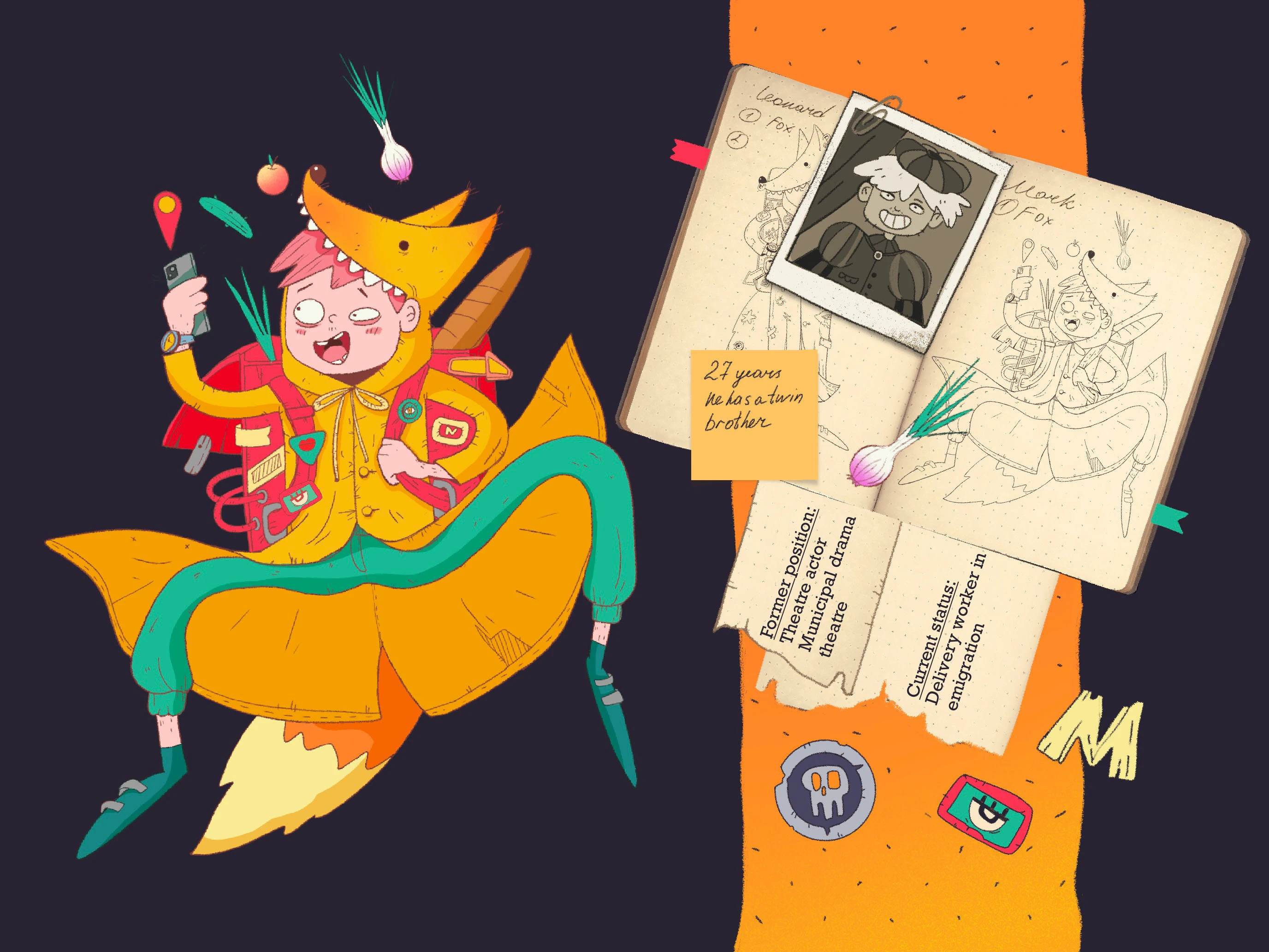 Эмигранты. Персонажи и их роли — Изображение №4 — Брендинг, Иллюстрация на Dprofile