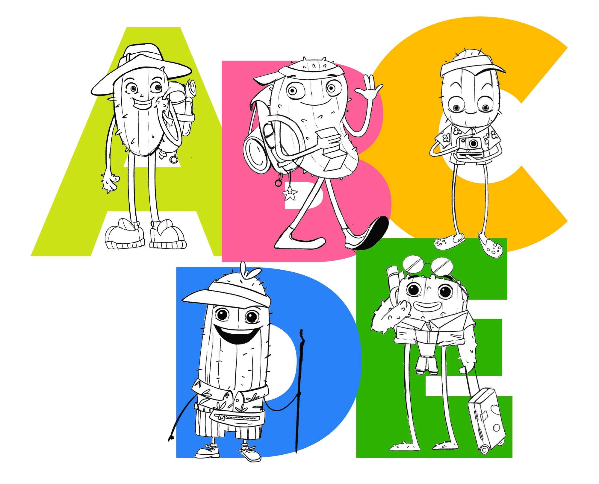 Бренд-персонаж для туристической фирмы — Изображение №2 — Брендинг, Иллюстрация на Dprofile