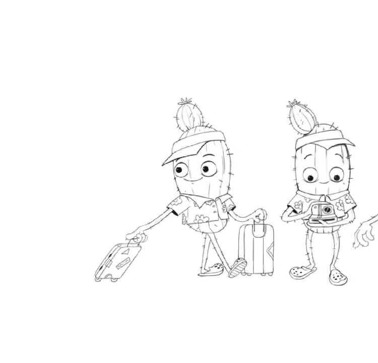 Бренд-персонаж для туристической фирмы — Изображение №12 — Брендинг, Иллюстрация на Dprofile