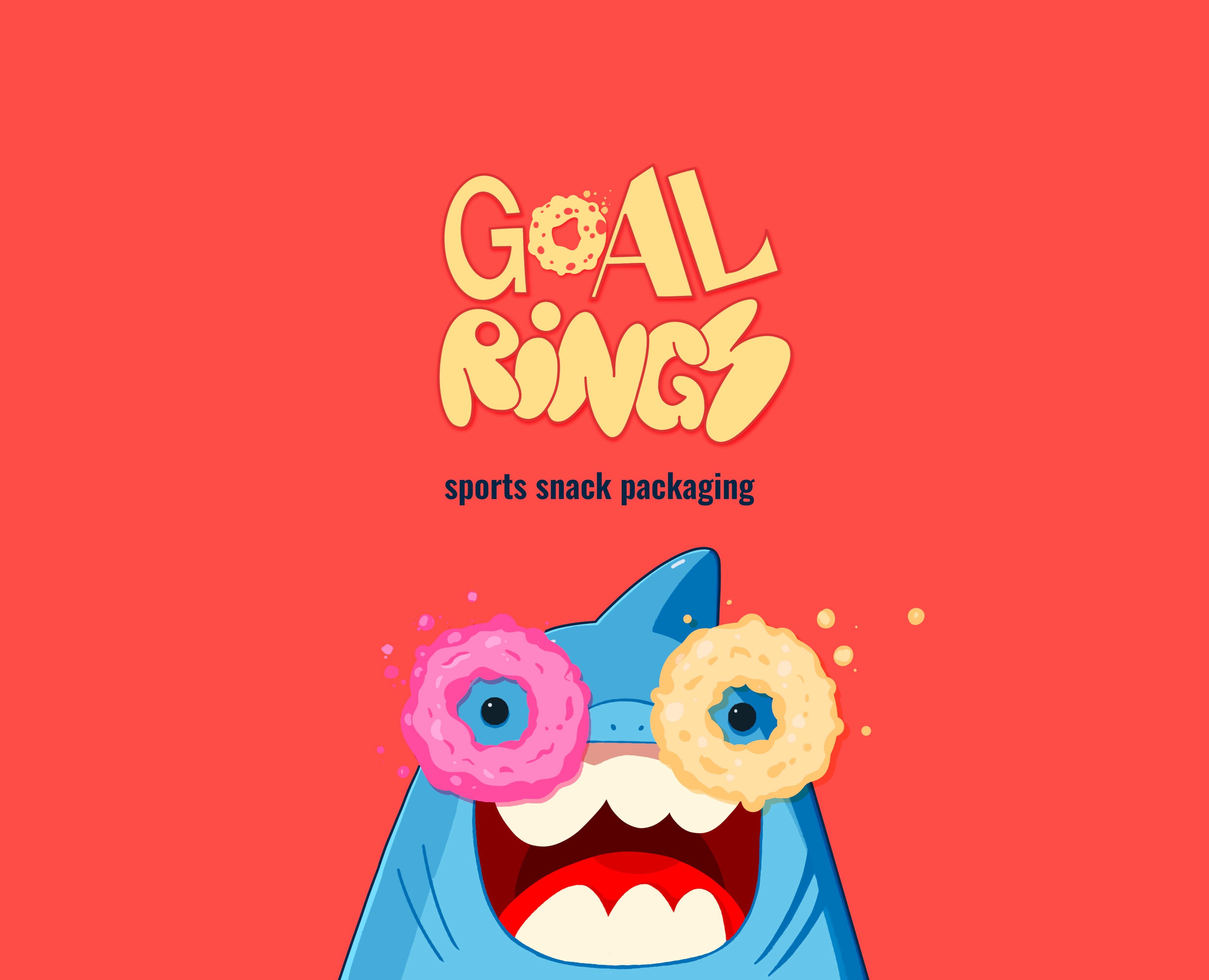 Дизайн упаковки с акулой-футболистом на Dprofile