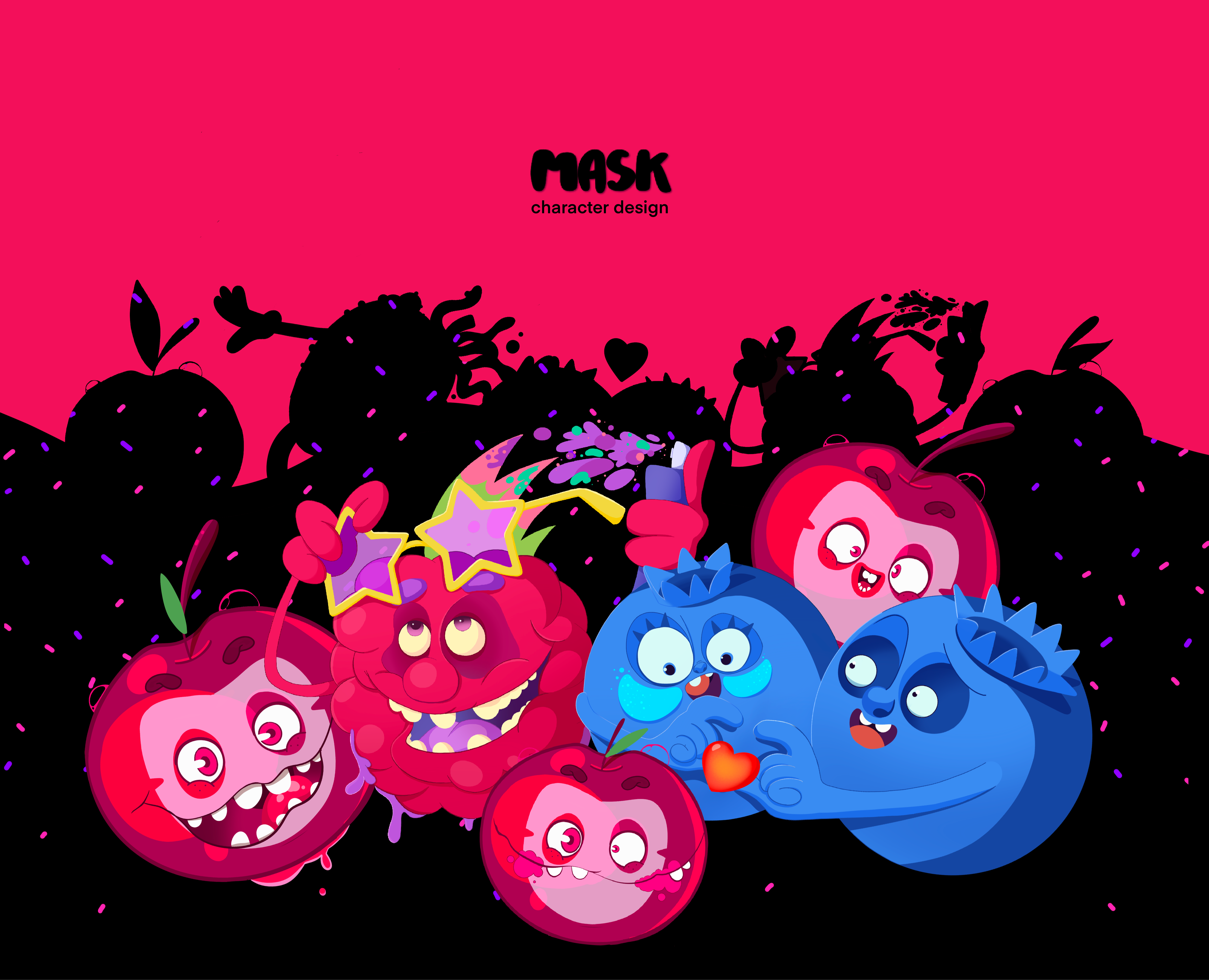 Упаковка тканевых масок. Персонажи на Dprofile