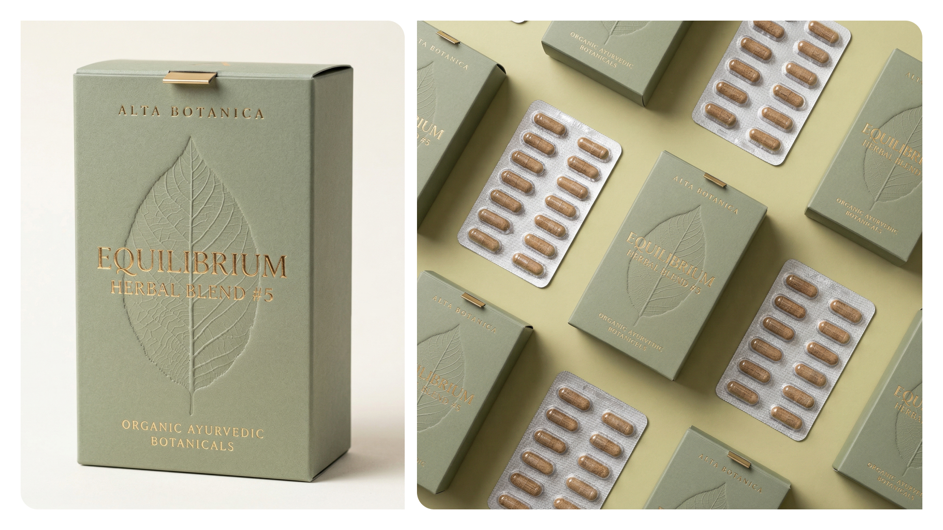 ALTA BOTANICA — Упаковка БАДов — Изображение №10 — Брендинг на Dprofile