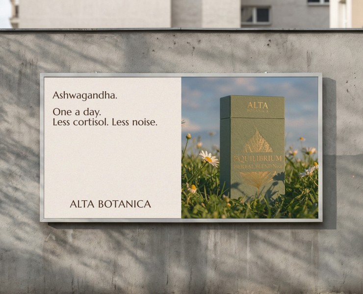 ALTA BOTANICA — Упаковка БАДов — Брендинг на Dprofile