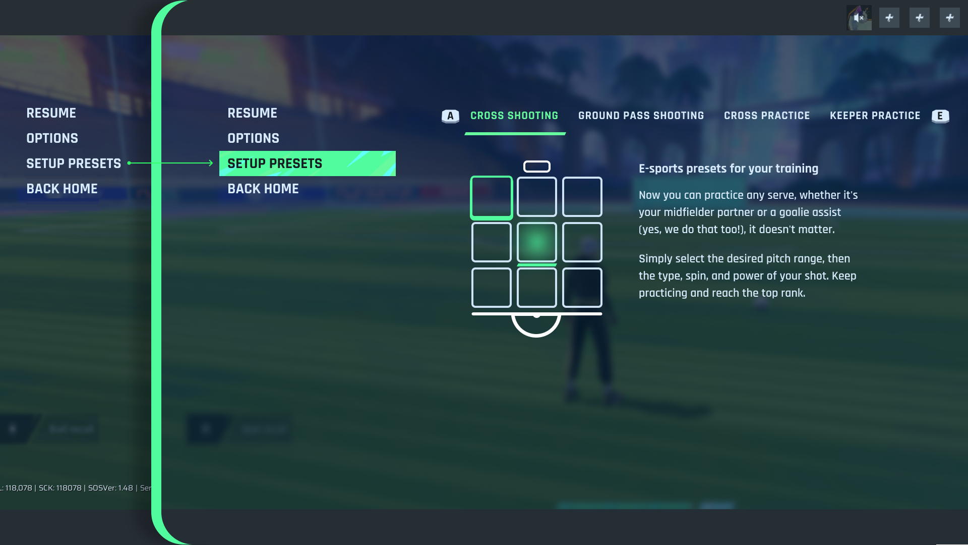 REMATCH - UI Training Setups — Изображение №2 — Интерфейсы на Dprofile