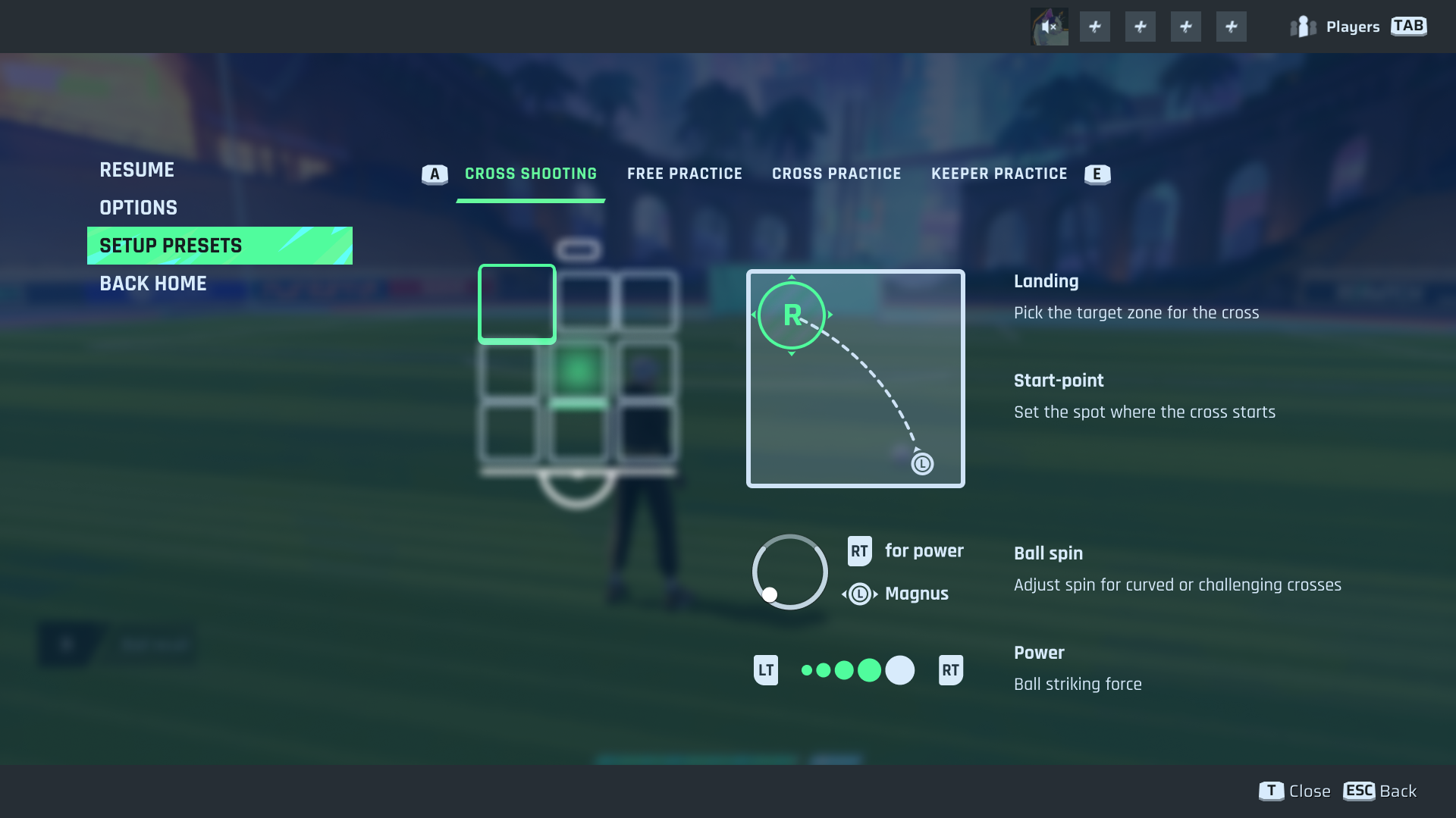 REMATCH - UI Training Setups — Изображение №3 — Интерфейсы на Dprofile