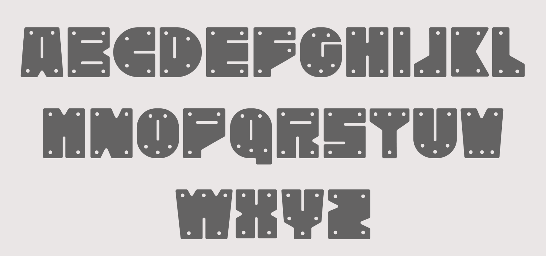 shpuntik font — Изображение №1 — Графика, 3D на Dprofile
