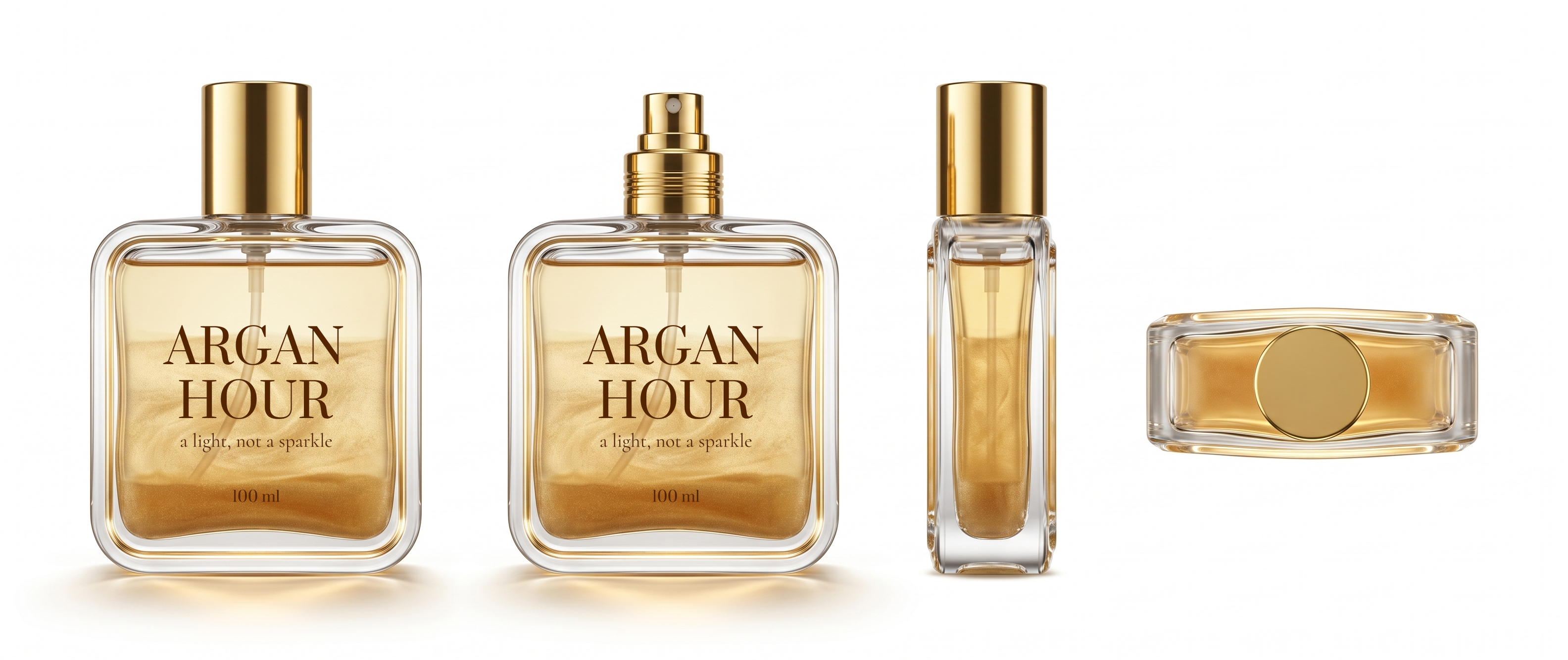 ARGAN HOUR · SHIMMERING BODY VEIL — Изображение №2 — Брендинг, Нейро на Dprofile