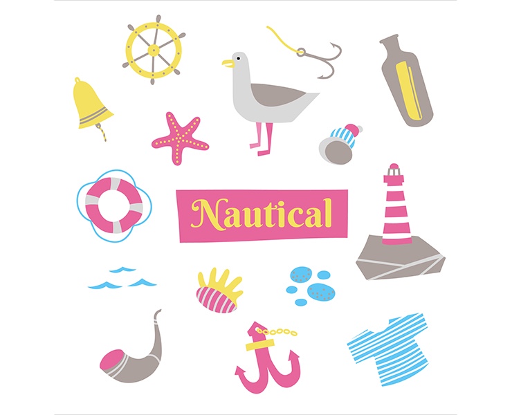 «Nautical» | Паттерн для детской одежды — Иллюстрация на Dprofile