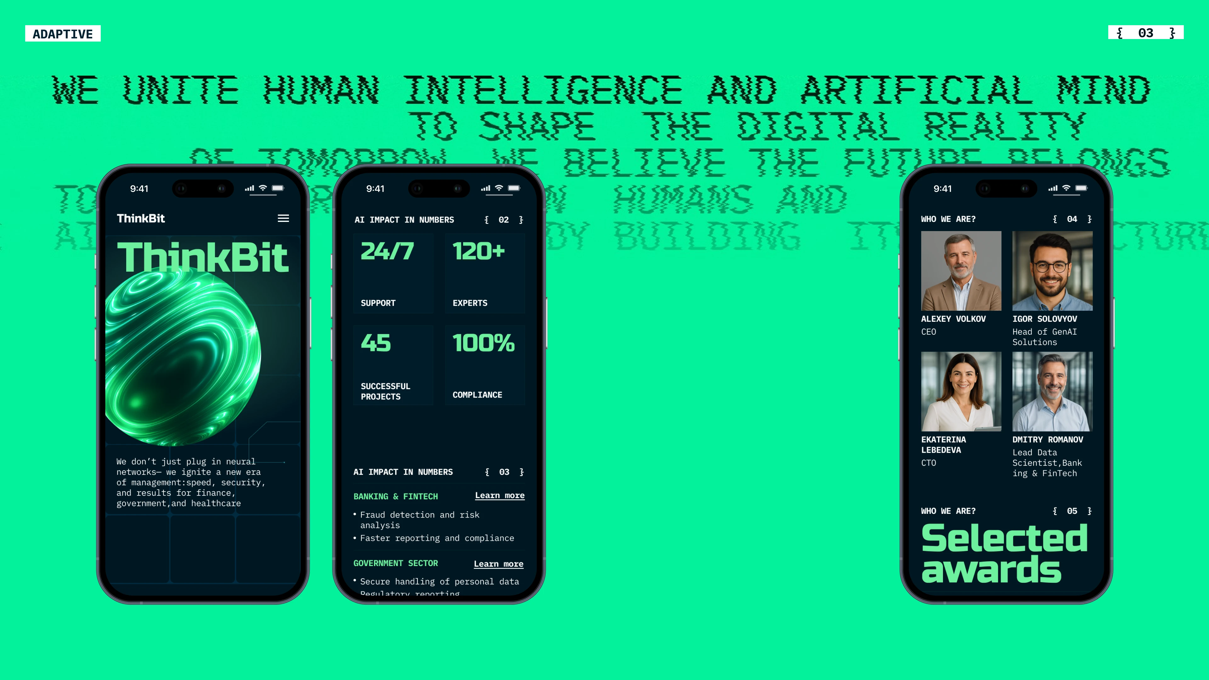 Thinkbit | Corporate site — Изображение №4 — Интерфейсы на Dprofile
