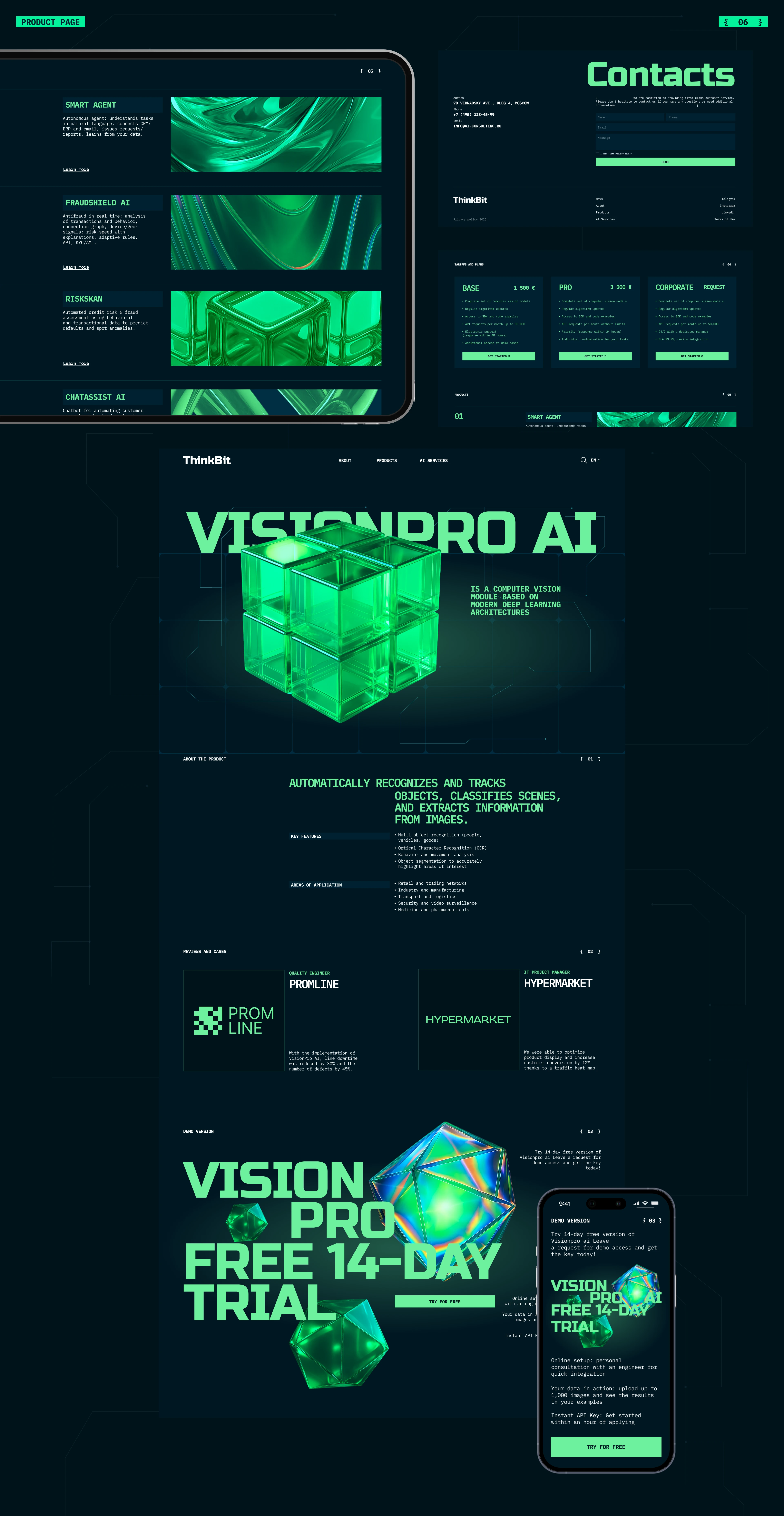 Thinkbit | Corporate site — Изображение №7 — Интерфейсы на Dprofile