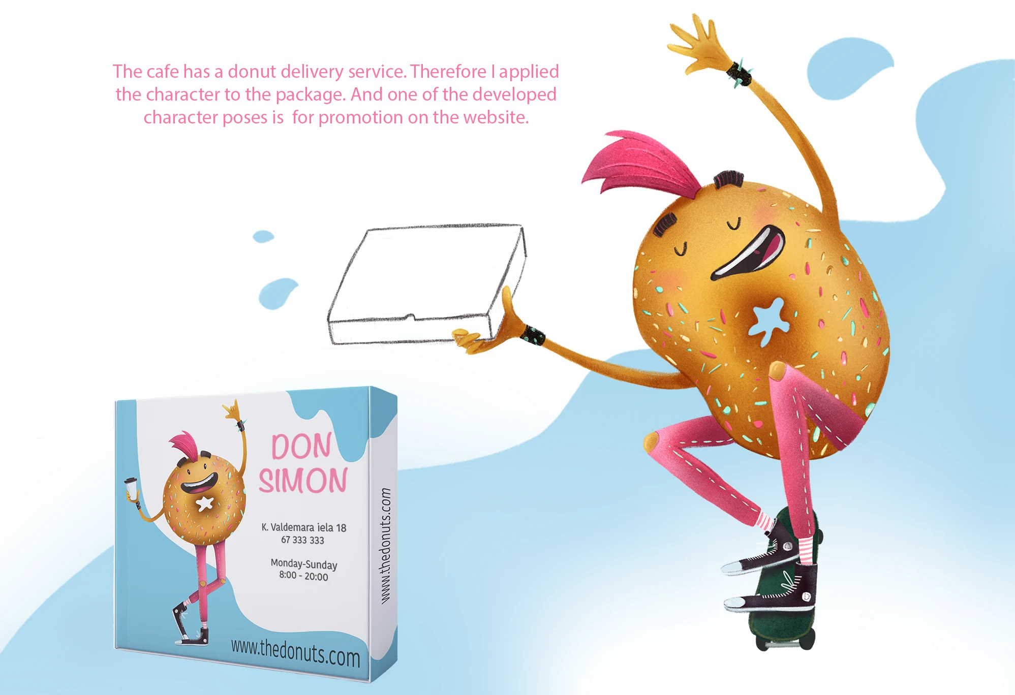 Дизайн персонажа для кафе Дон Симон — Изображение №5 — Брендинг, Иллюстрация на Dprofile