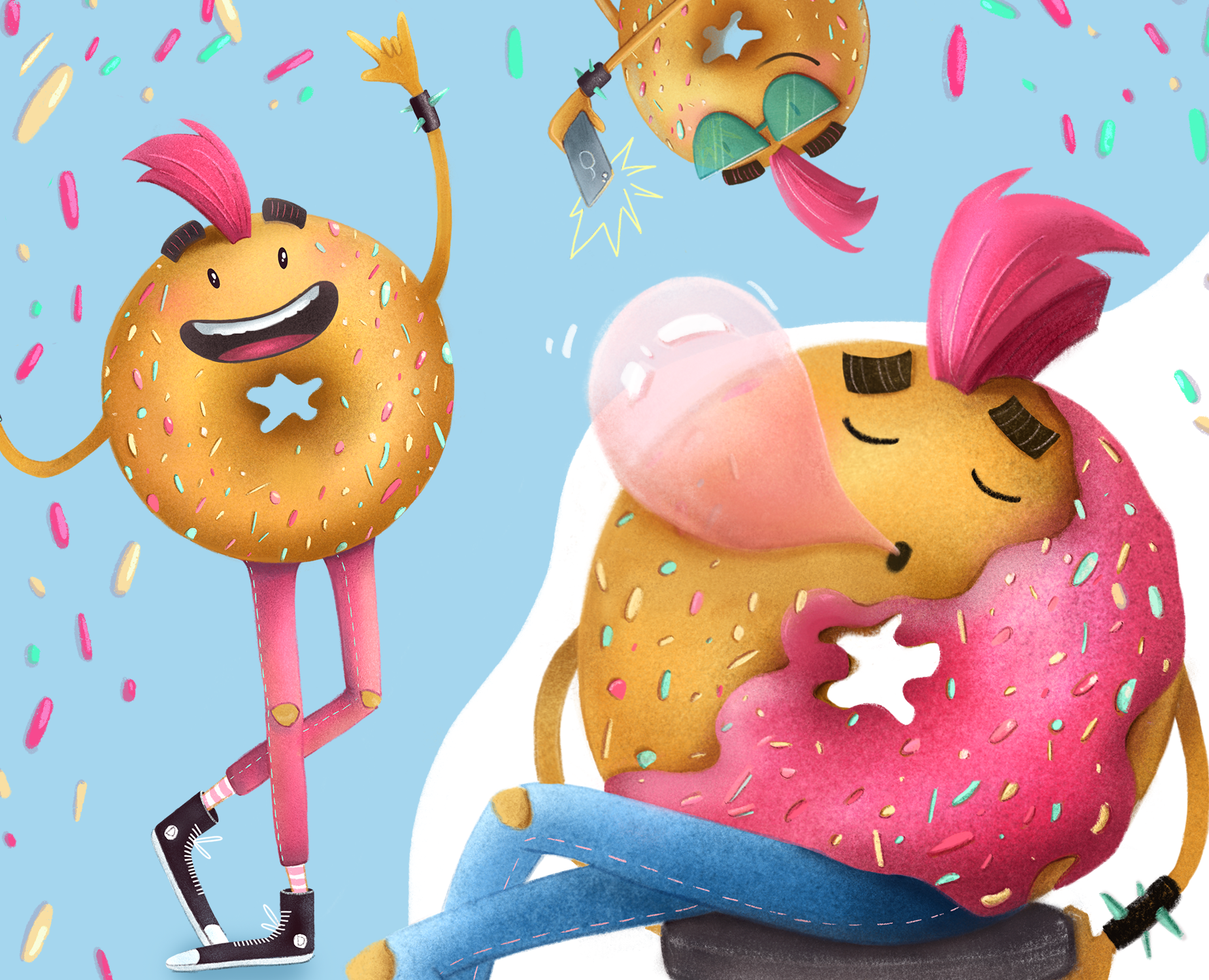 Дизайн персонажа для кафе Дон Симон — Брендинг, Иллюстрация на Dprofile