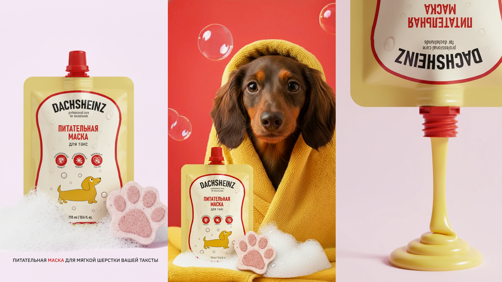 DACHSHEINZ - бренд косметики для такс — Изображение №7 — Брендинг на Dprofile