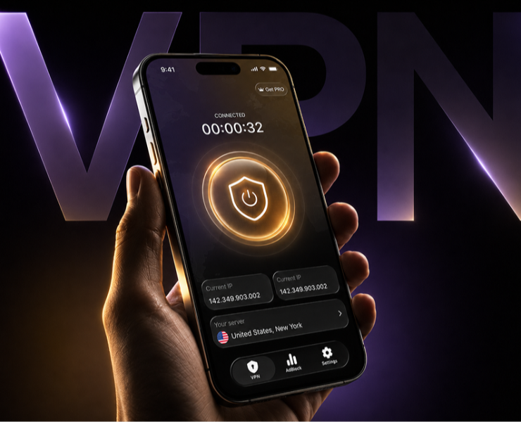 VPN App — Интерфейсы на Dprofile